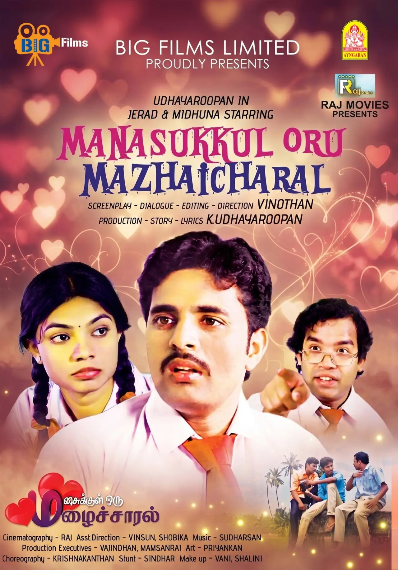 Plakat filmowy "Manasukkul Oru Mazhaicharal"