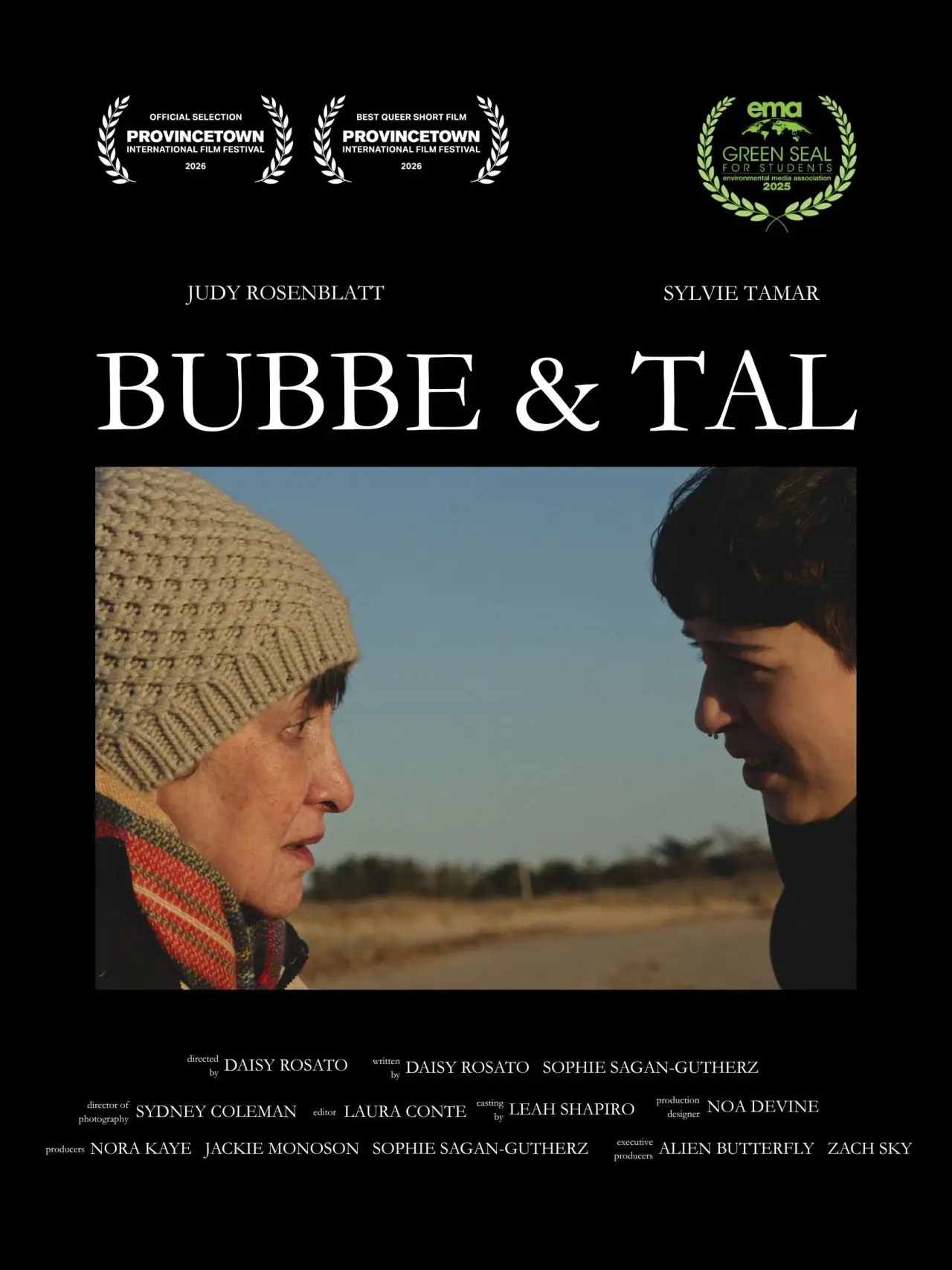 Plakat filmowy "BUBBE & TAL"