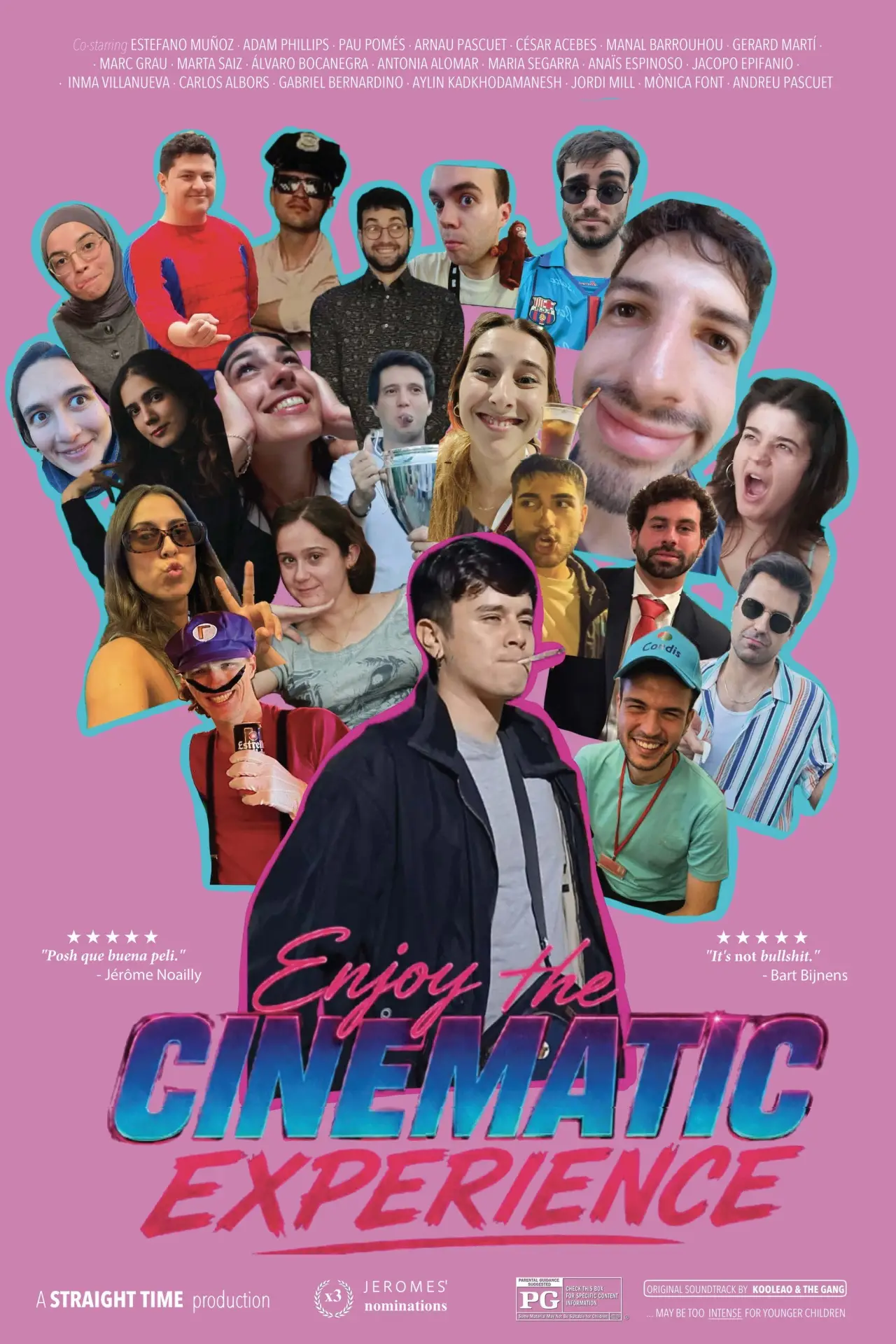 Plakat filmowy "Enjoy the Cinematic Experience"