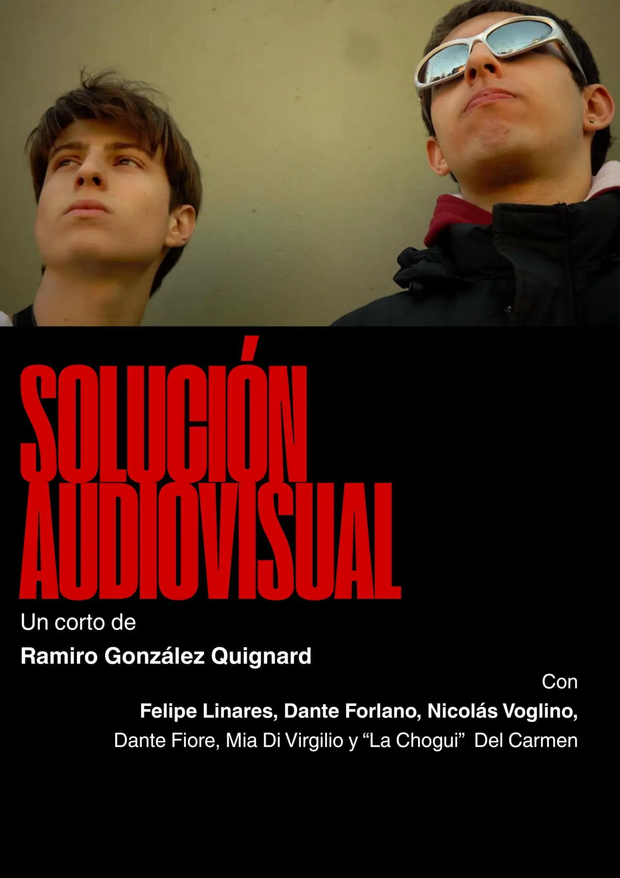 Plakat filmowy "Solución Audiovisual"