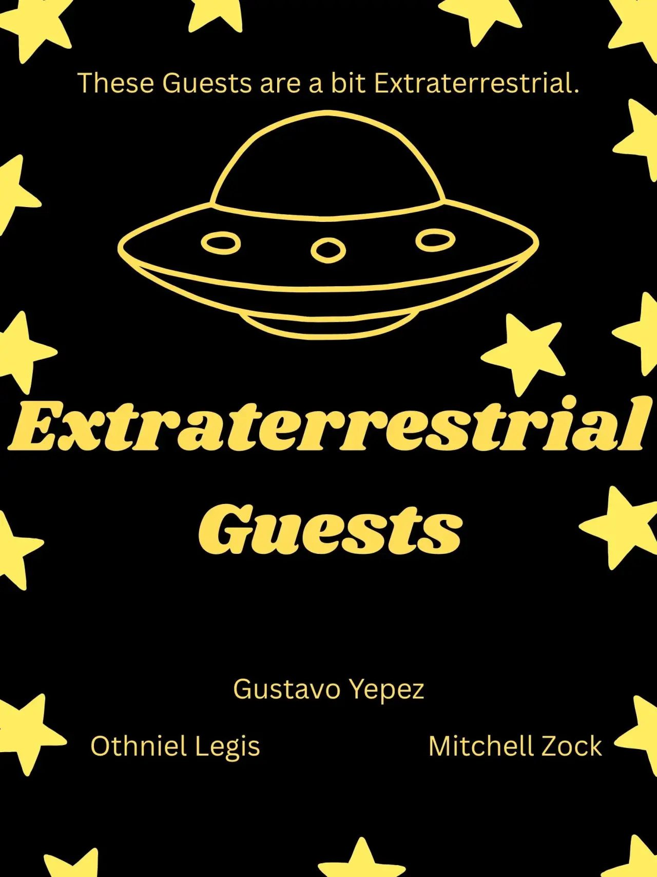 Plakat filmowy "Extraterrestrial Guests"