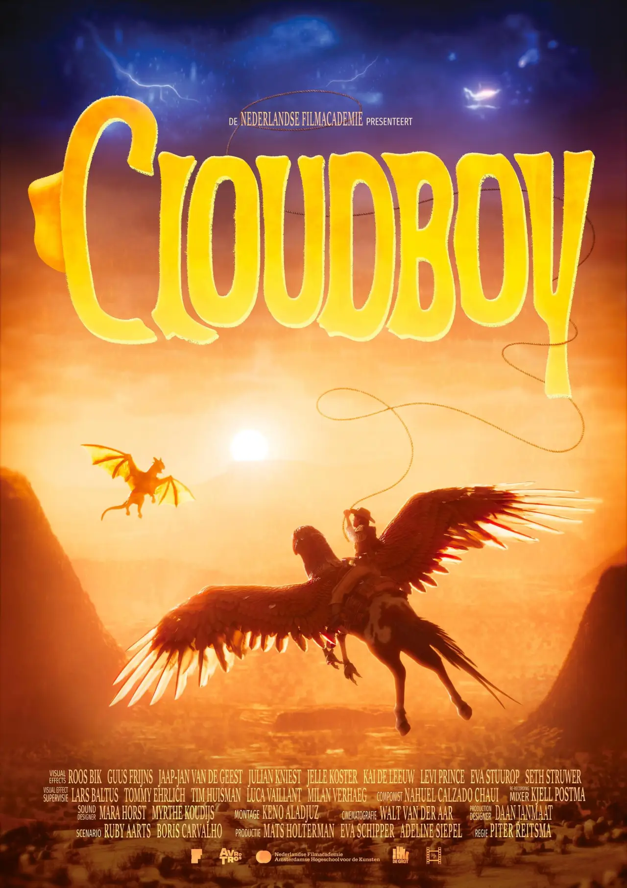 Plakat filmowy "CLOUDBOY"