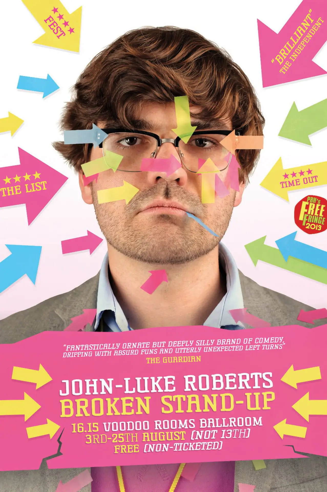 Plakat filmowy "John-Luke Roberts: Broken Stand-up"