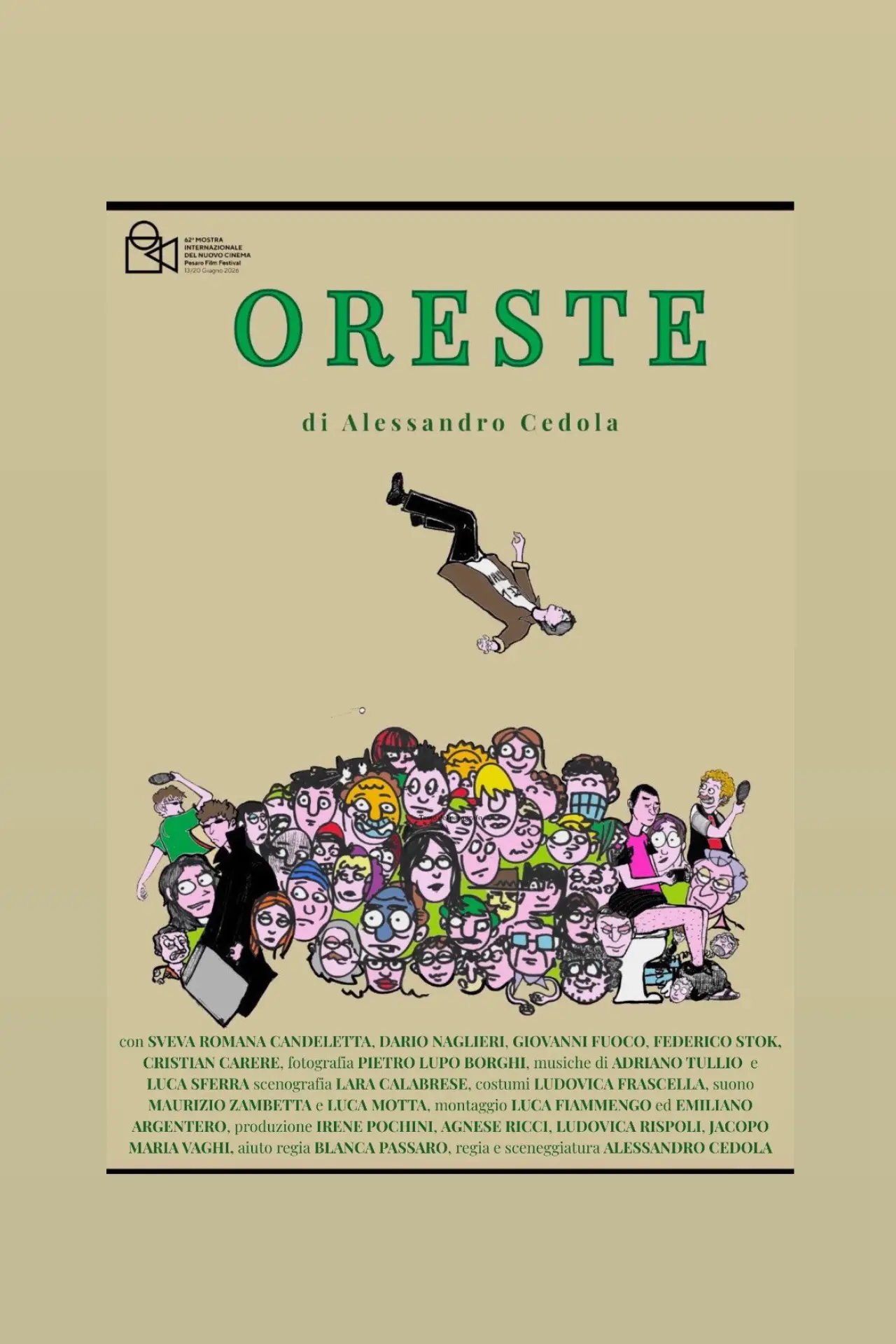 Plakat filmowy "Oreste"