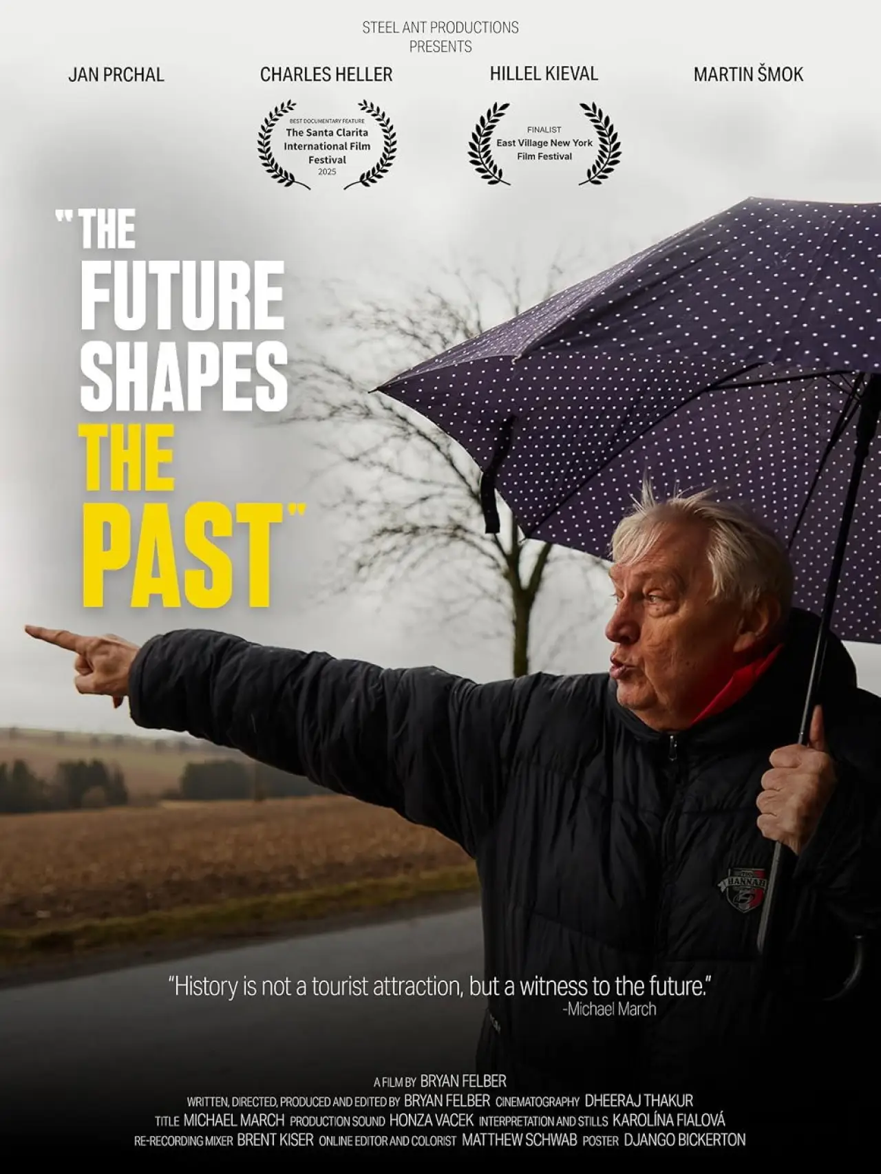 Plakat filmowy "The Future Shapes the Past: The Hilsner Case"
