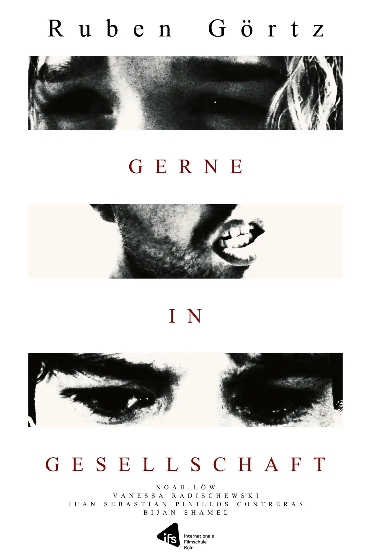 Plakat filmowy "Gerne in Gesellschaft"