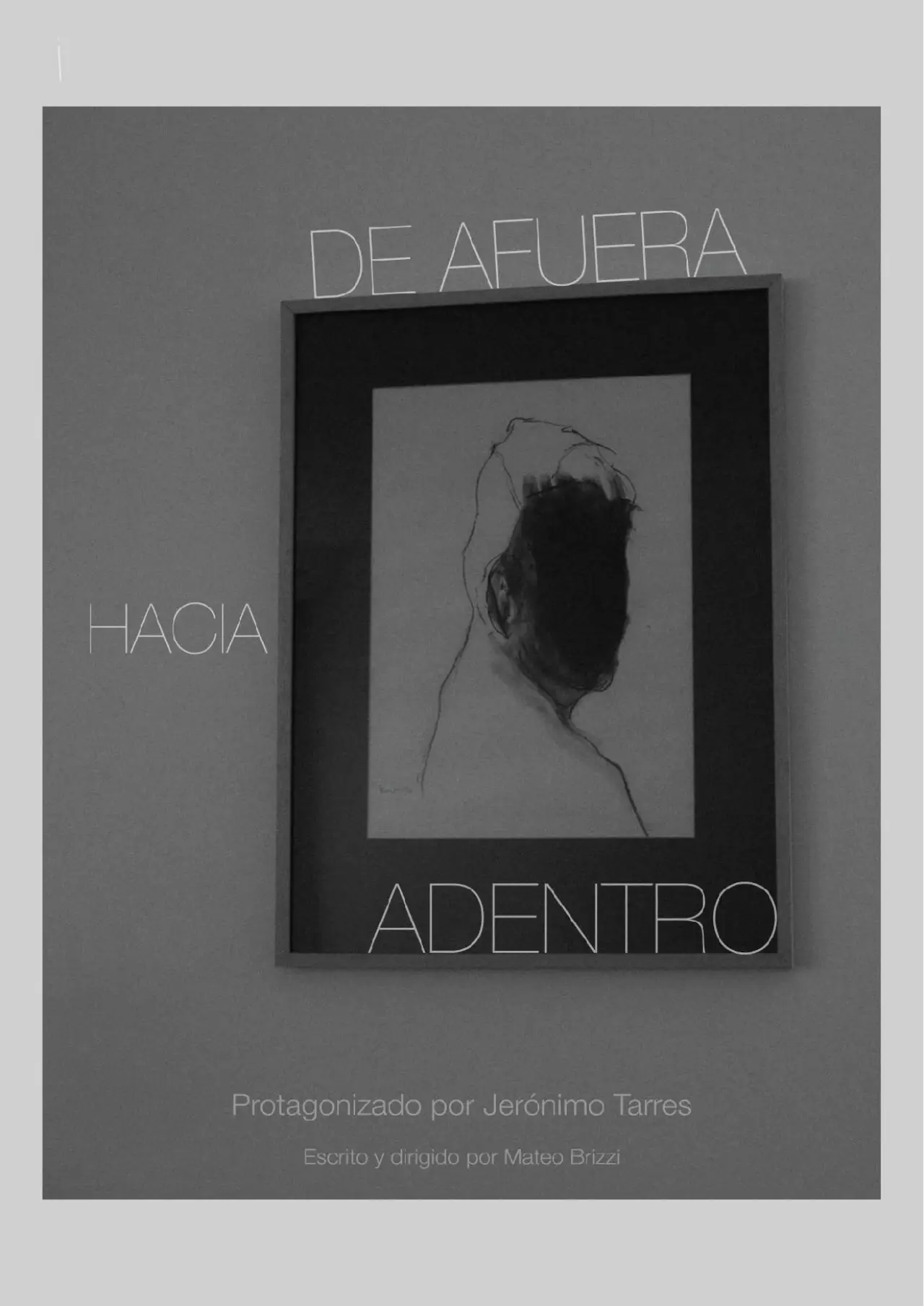 Plakat filmowy "De afuera hacia adentro"