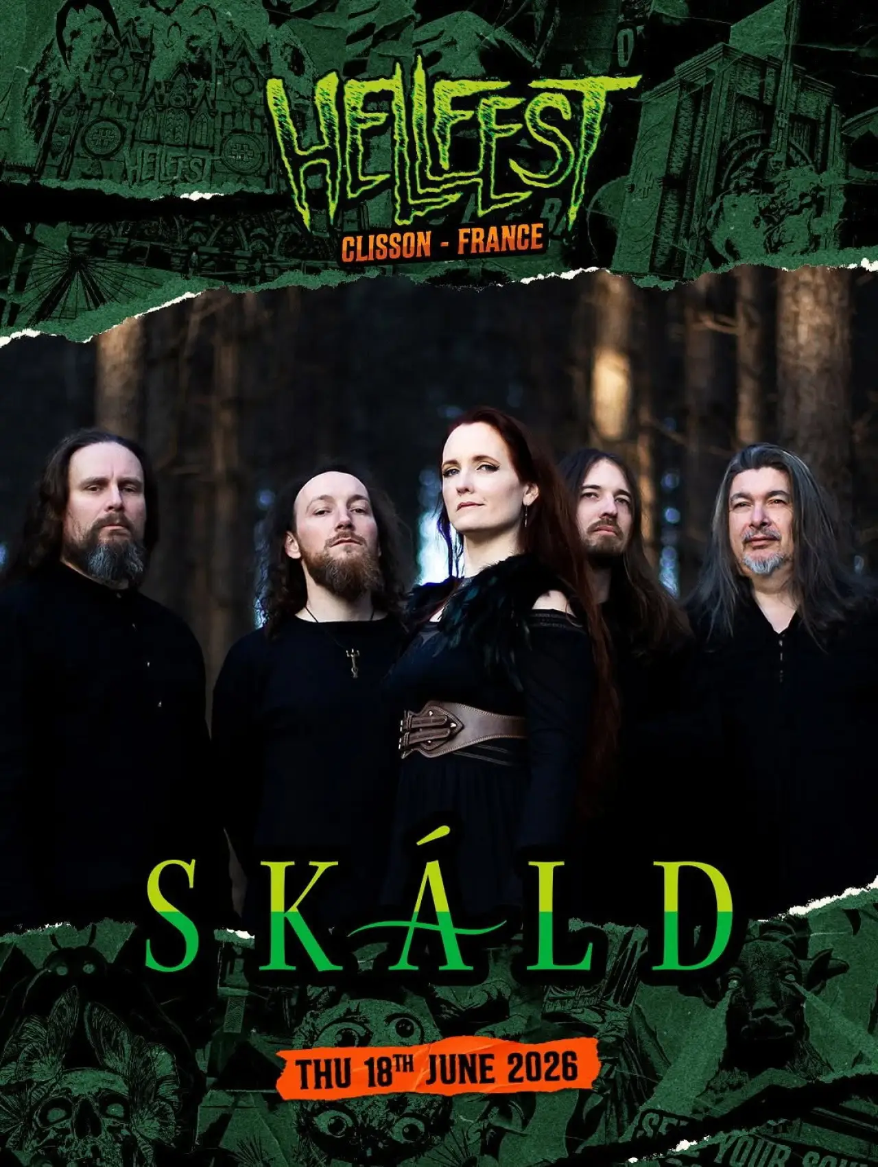 Plakat filmowy "Skald - Hellfest 2026"
