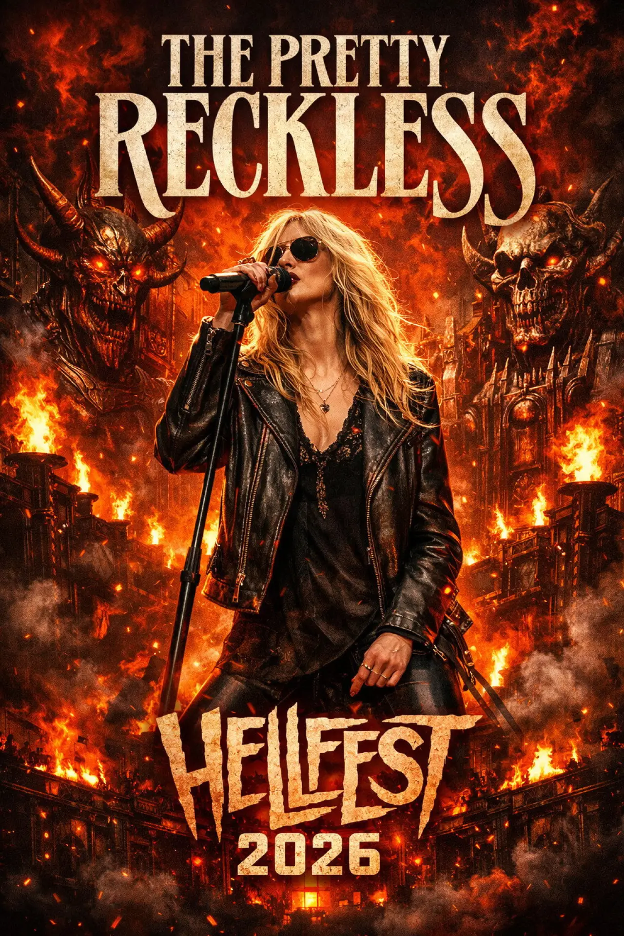 Plakat filmowy "The Pretty Reckless - Hellfest 2026"