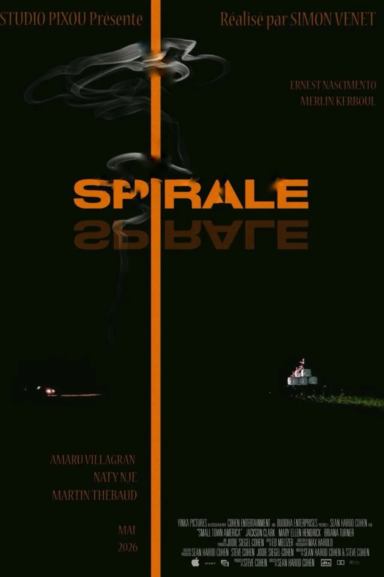 Plakat filmowy "Spirale"