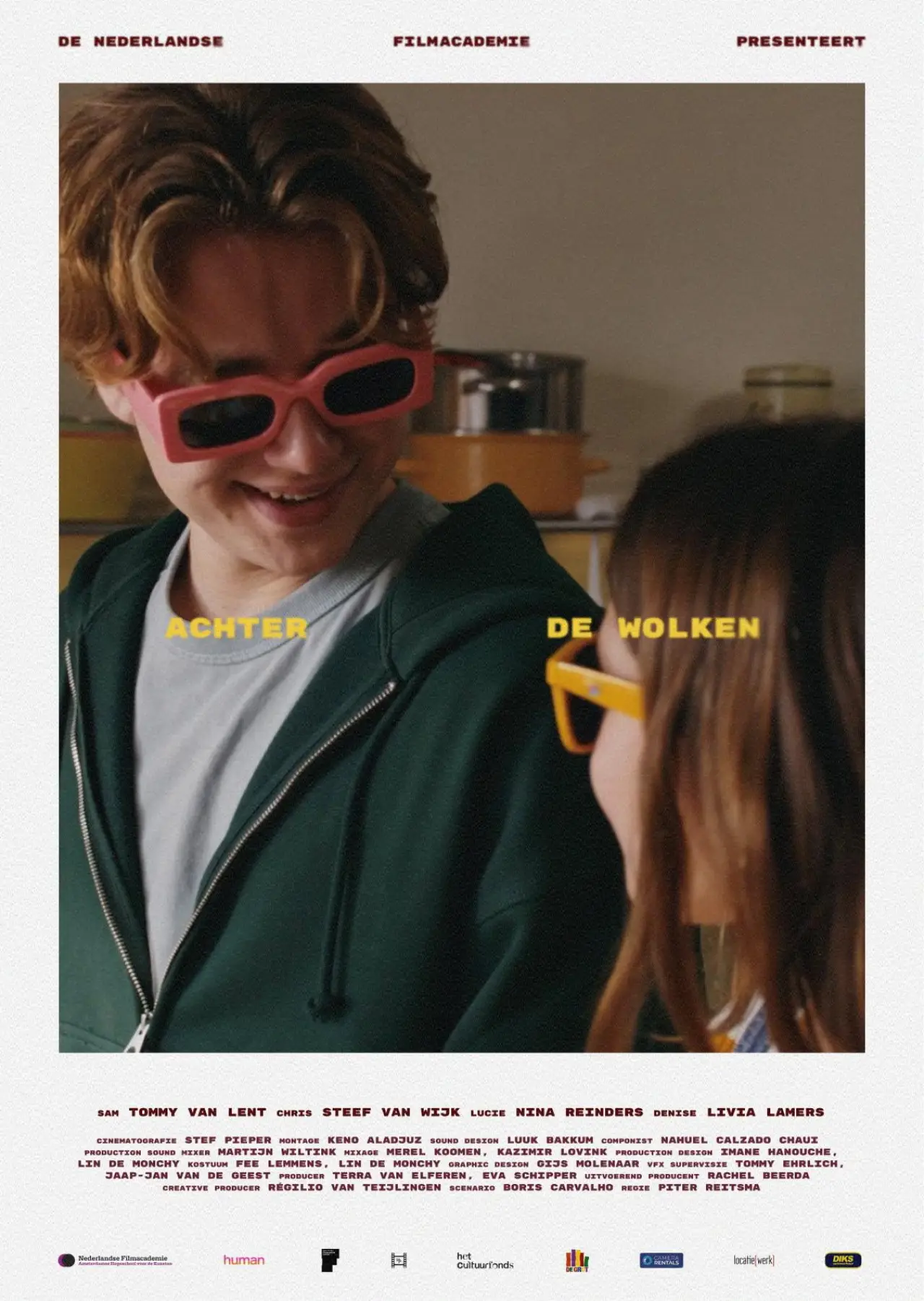 Plakat filmowy "Achter de wolken"