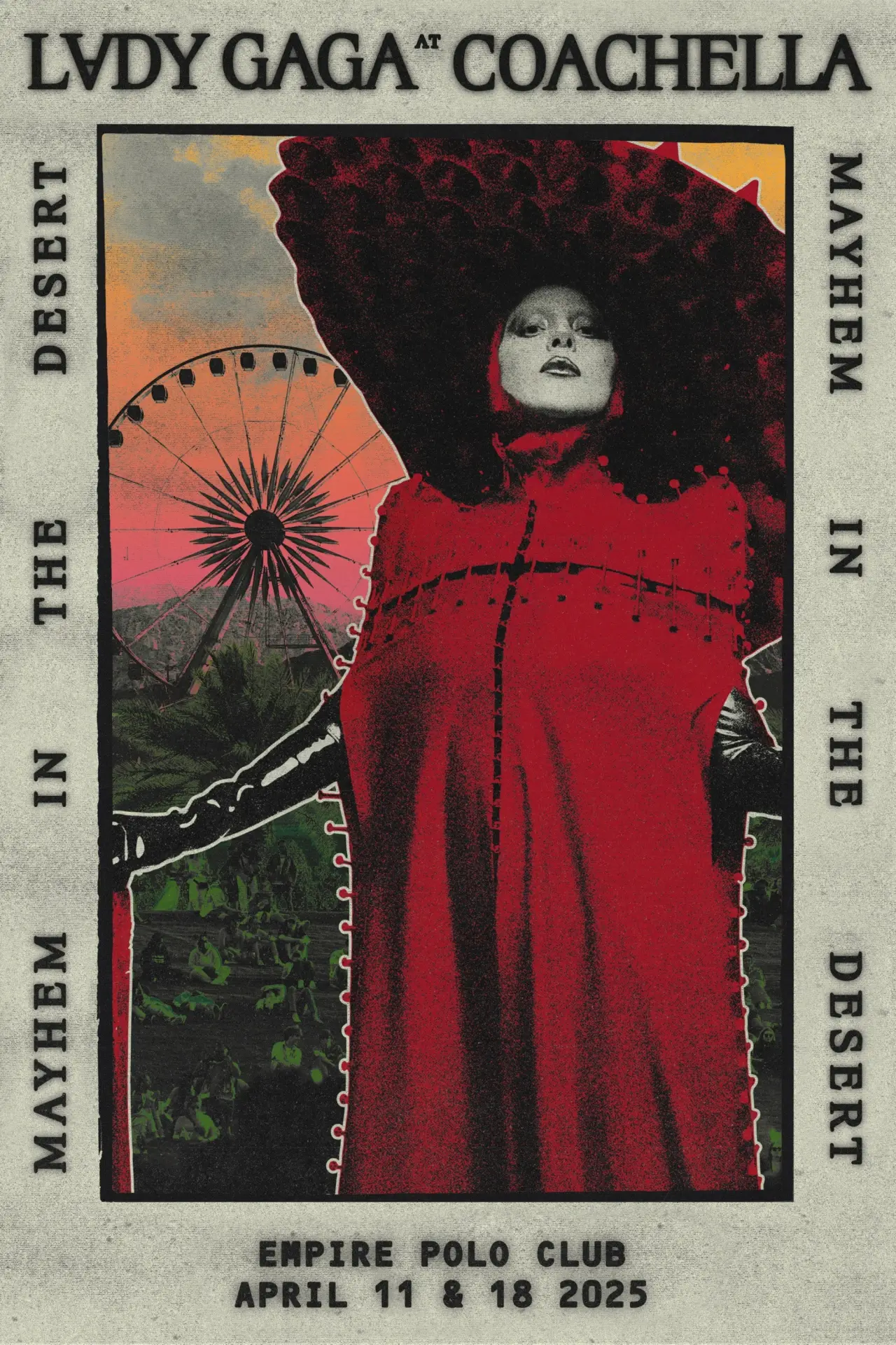 Plakat filmowy "Mayhem in the Desert (Coachella 2025)"