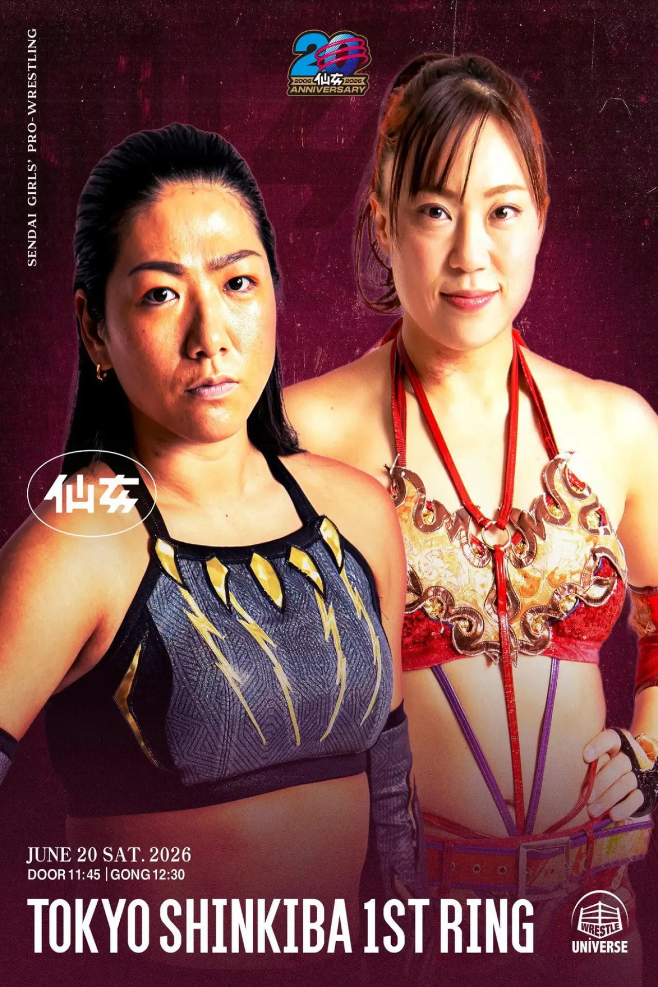 Plakat filmowy "SENJO 20th Anniversary TOUR in 新木場1stRING ～The Sky is the Limit～"