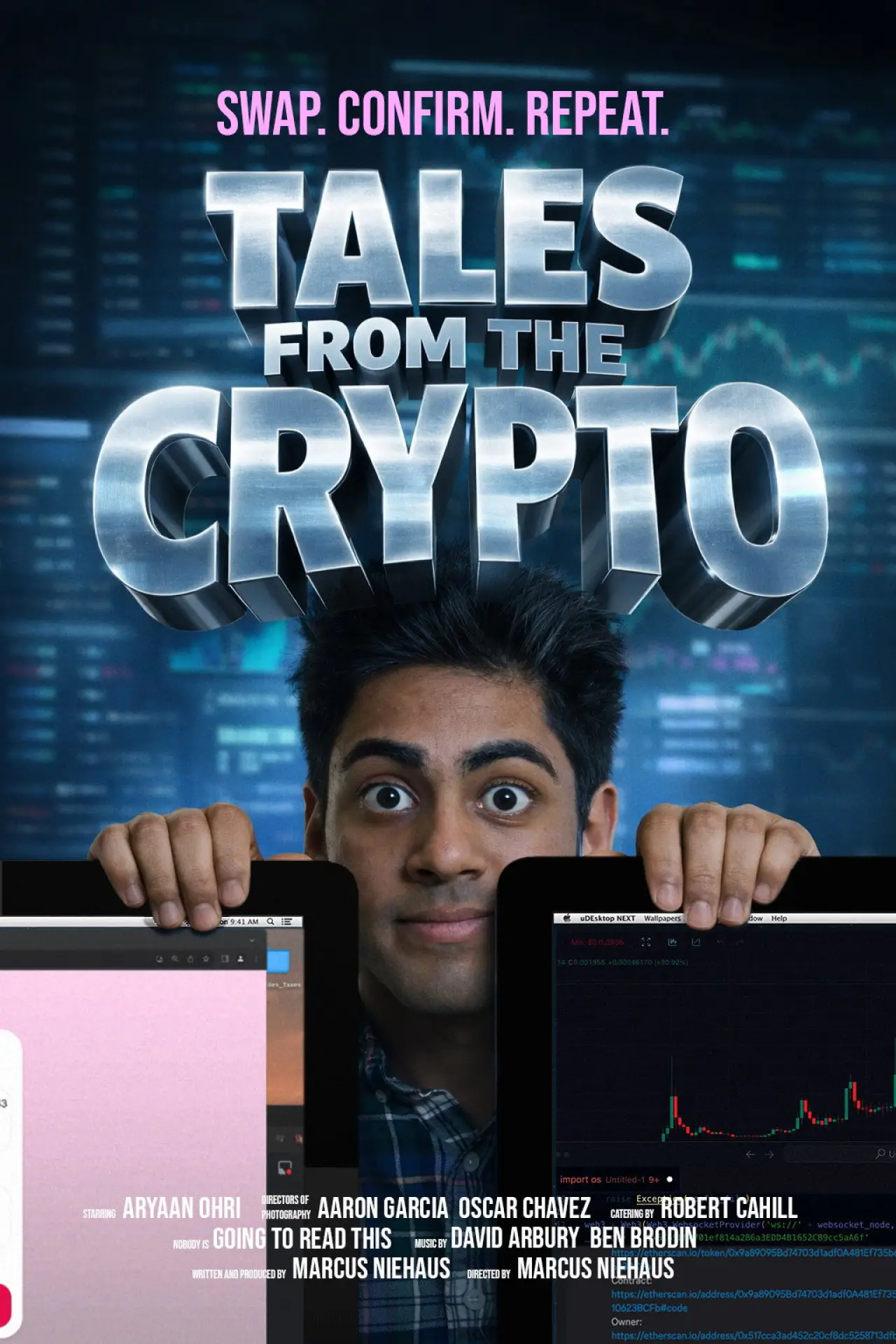 Plakat filmowy "Tales from the Crypto"