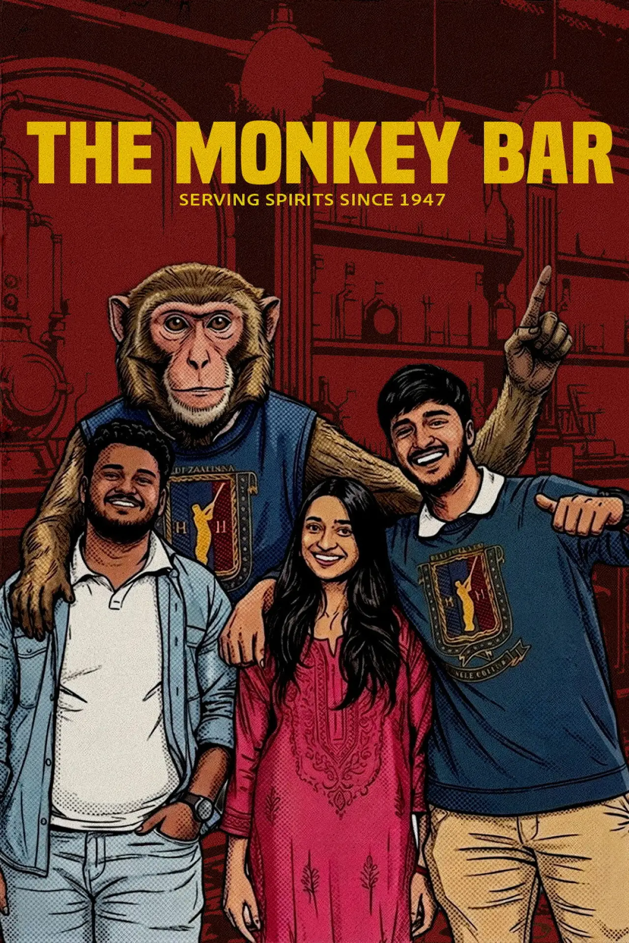 Plakat filmowy "The Monkey bar"