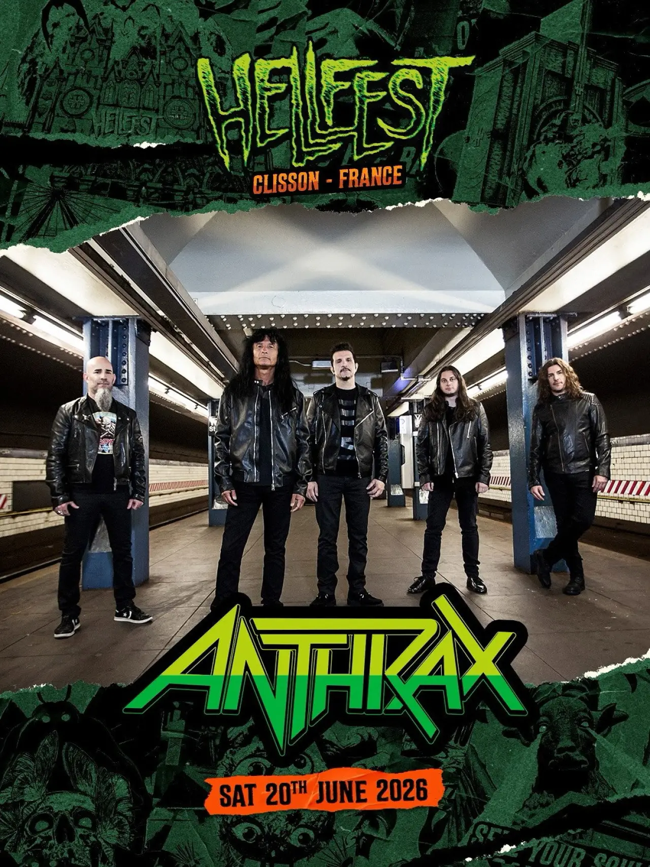 Plakat filmowy "Anthrax - Hellfest 2026"