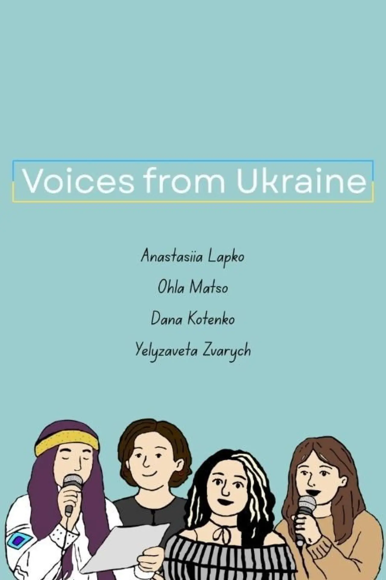 Plakat filmowy "Voices from Ukraine"