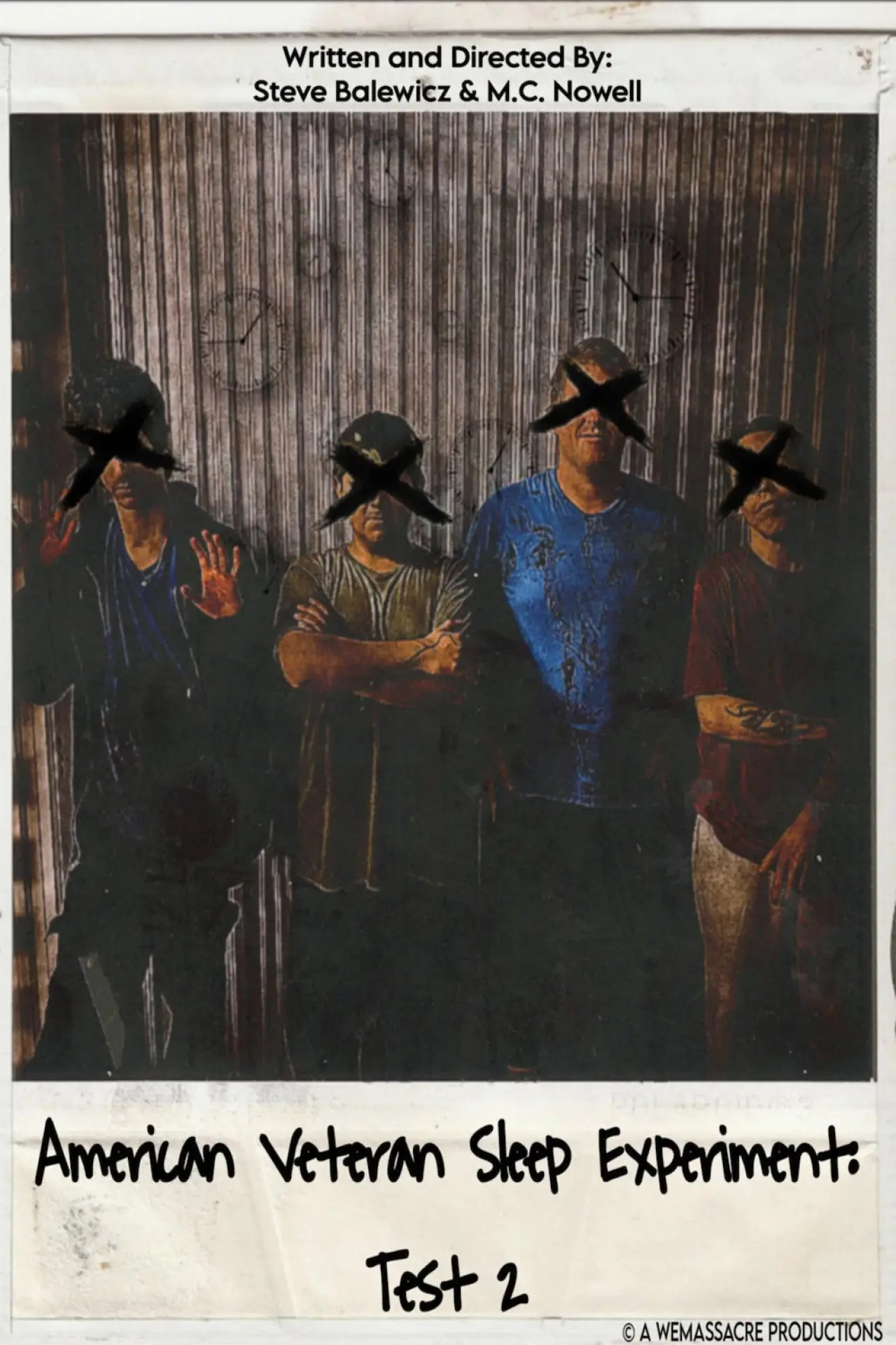 Plakat filmowy "The American Veteran Sleep Experiment: Test 2"