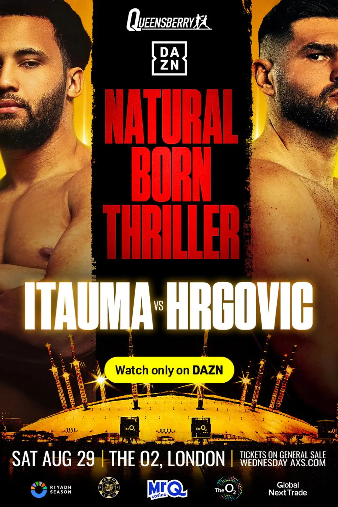 Plakat filmowy "Moses Itauma vs. Filip Hrgovic"
