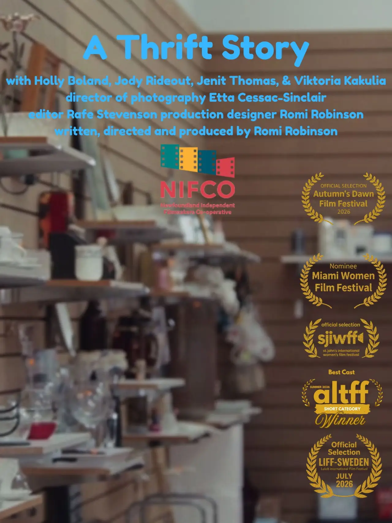 Plakat filmowy "A Thrift Story"