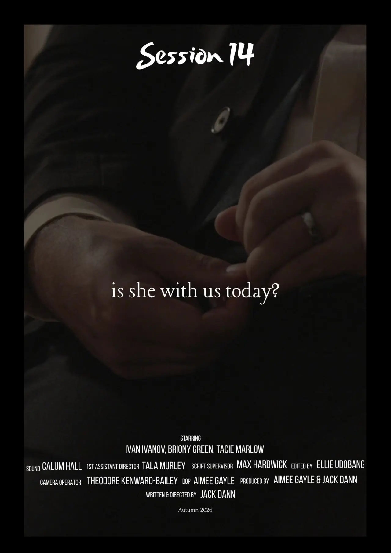 Plakat filmowy "Session 14"