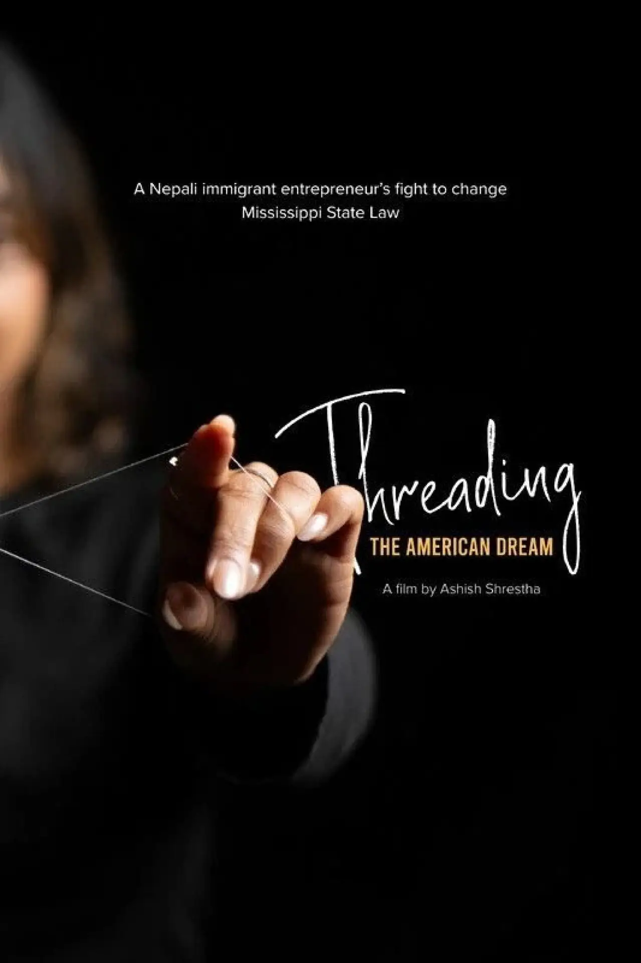 Plakat filmowy "Threading The American Dream"