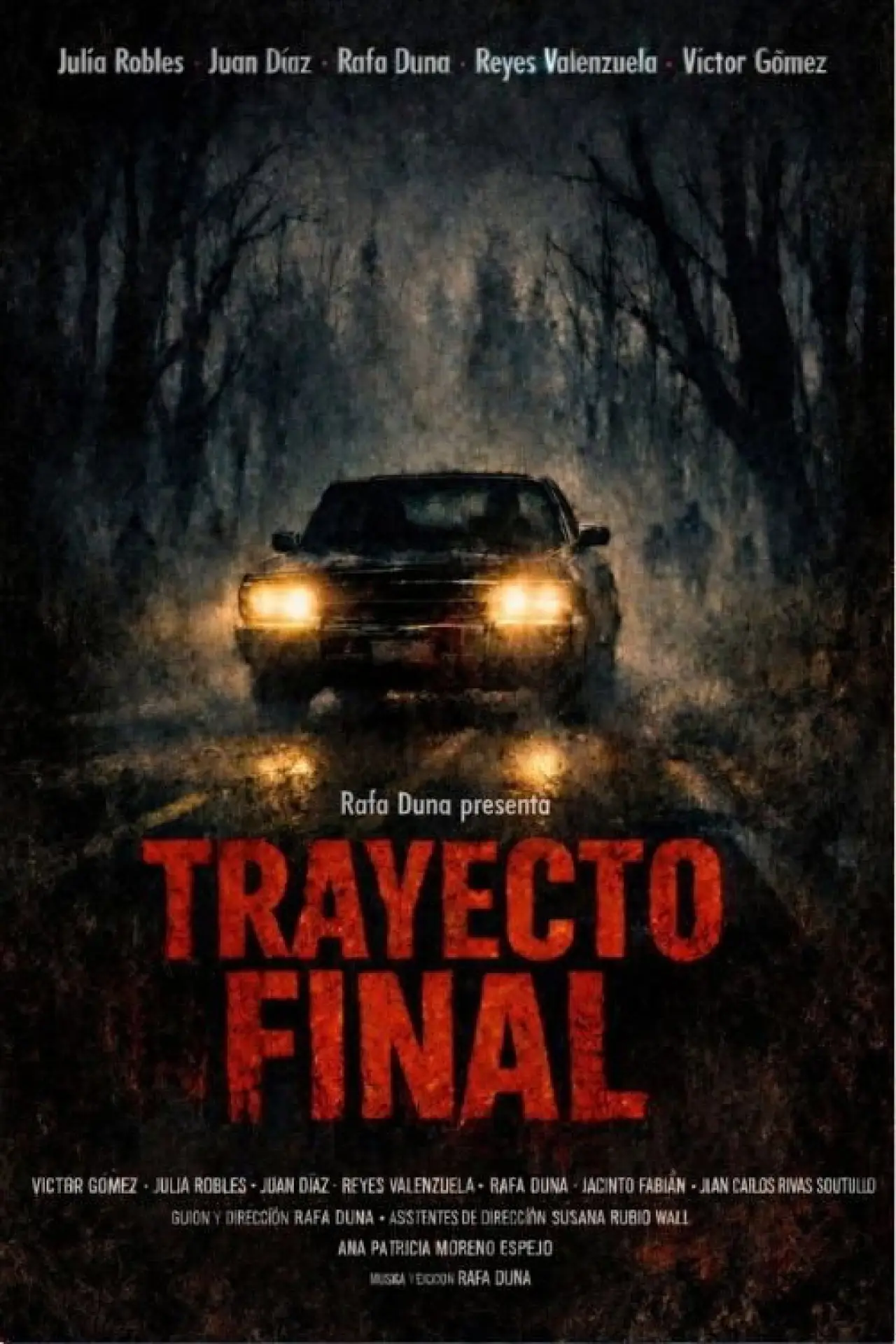 Plakat filmowy "Trayecto final"