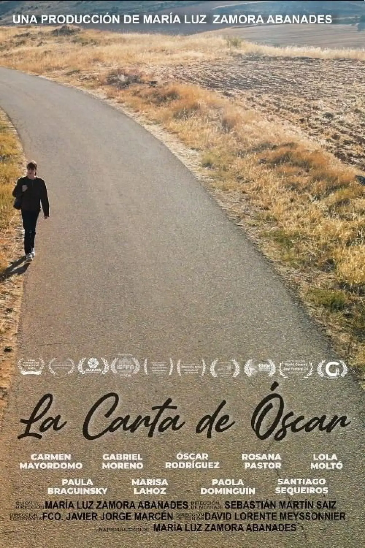 Plakat filmowy "La carta de Óscar"