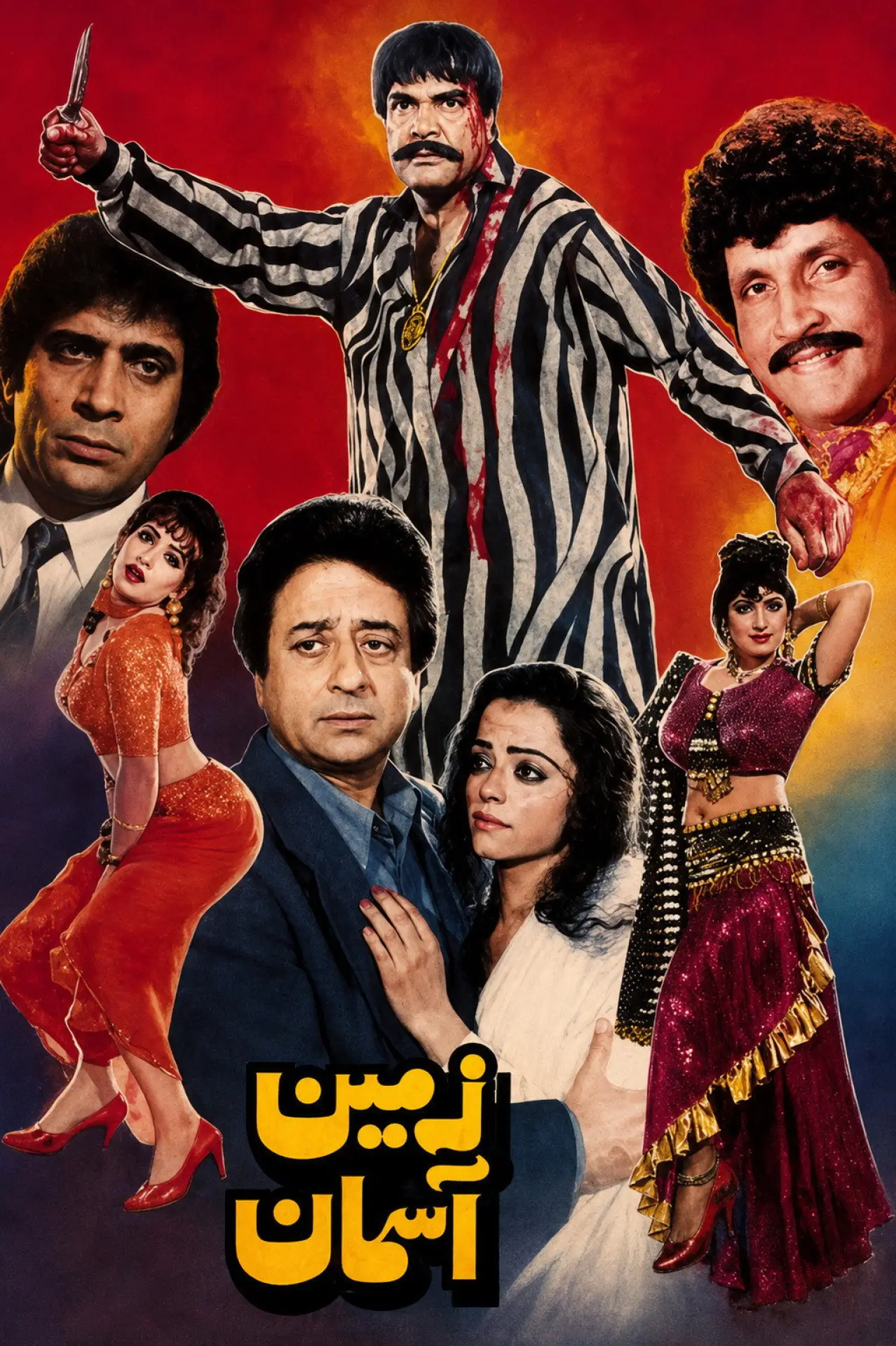 Plakat filmowy "زمین آسمان"