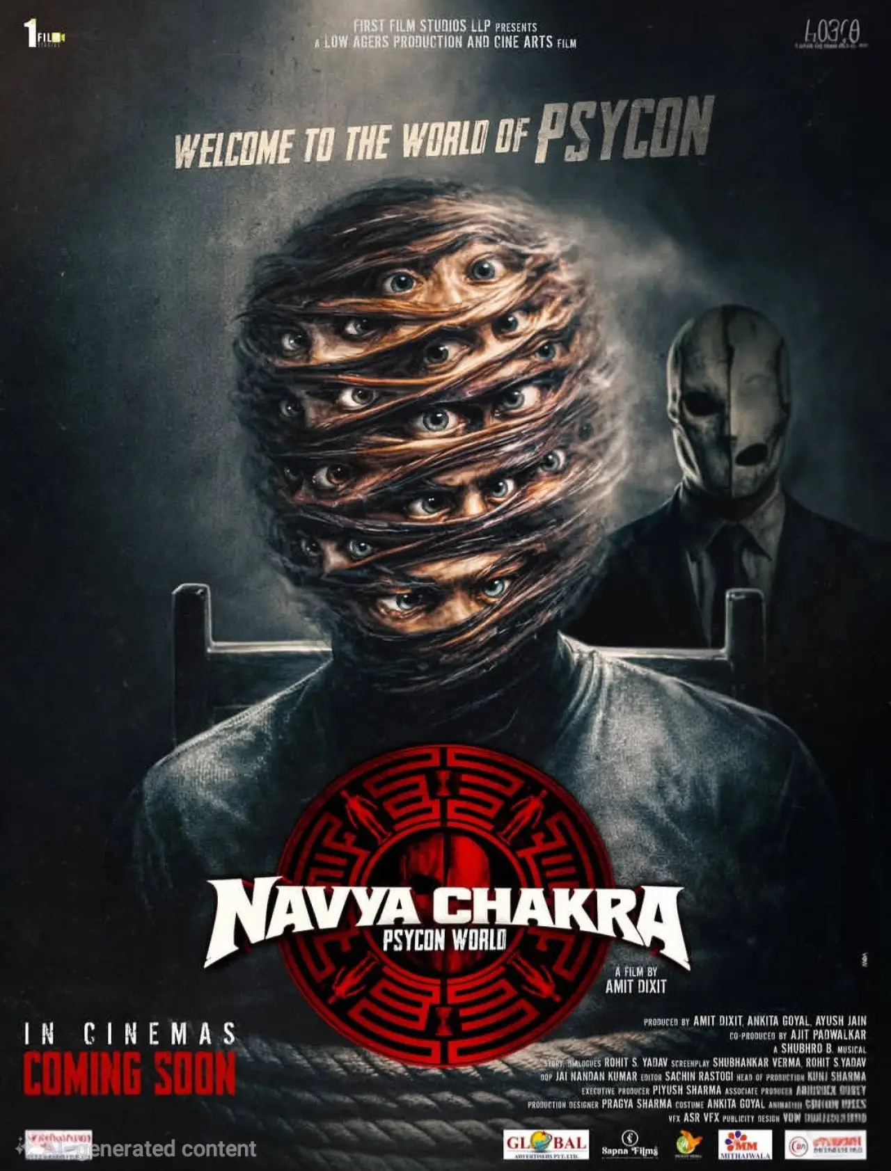 Plakat filmowy "Navya Chakra - Psycon World"