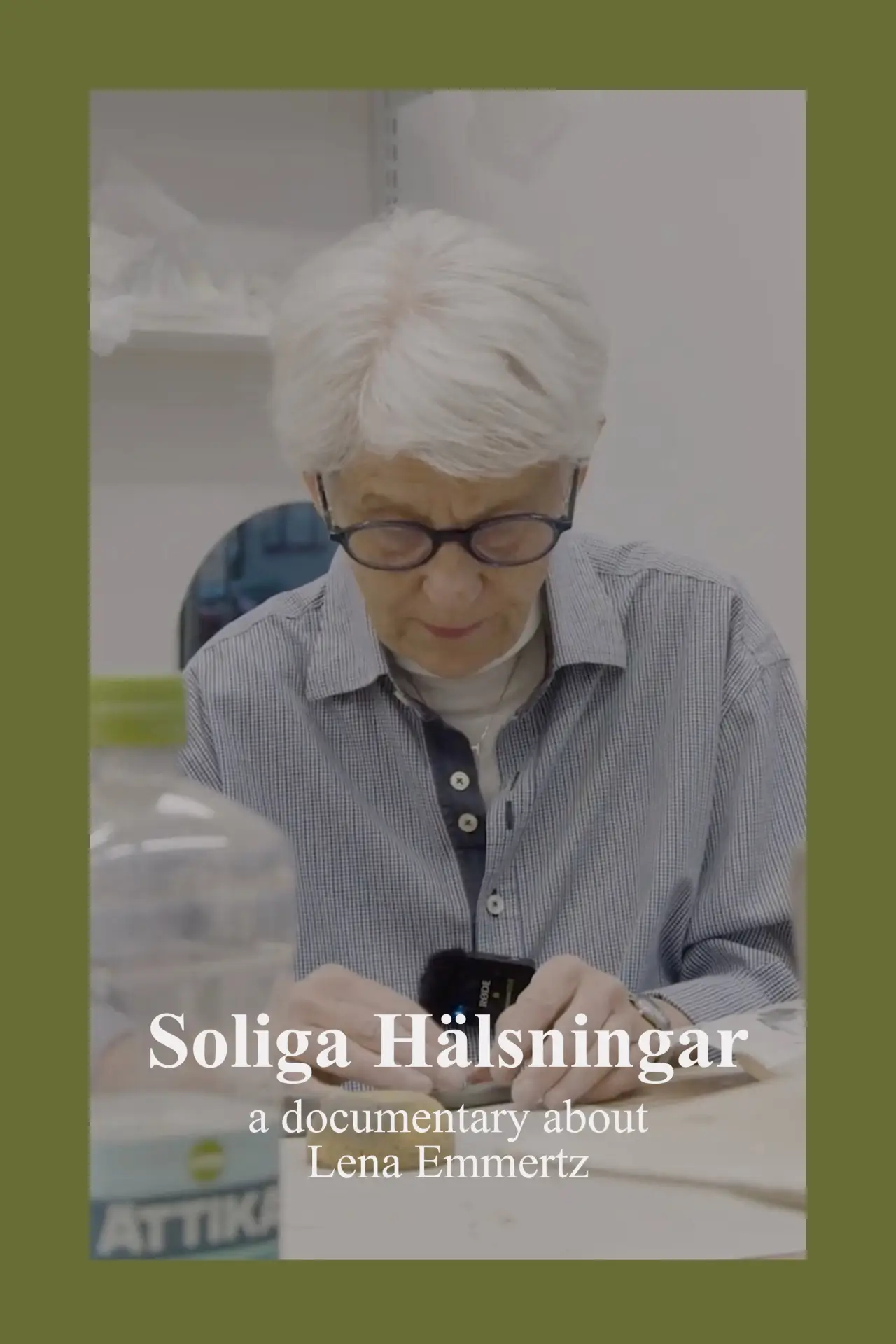 Plakat filmowy "Soliga Hälsningar"