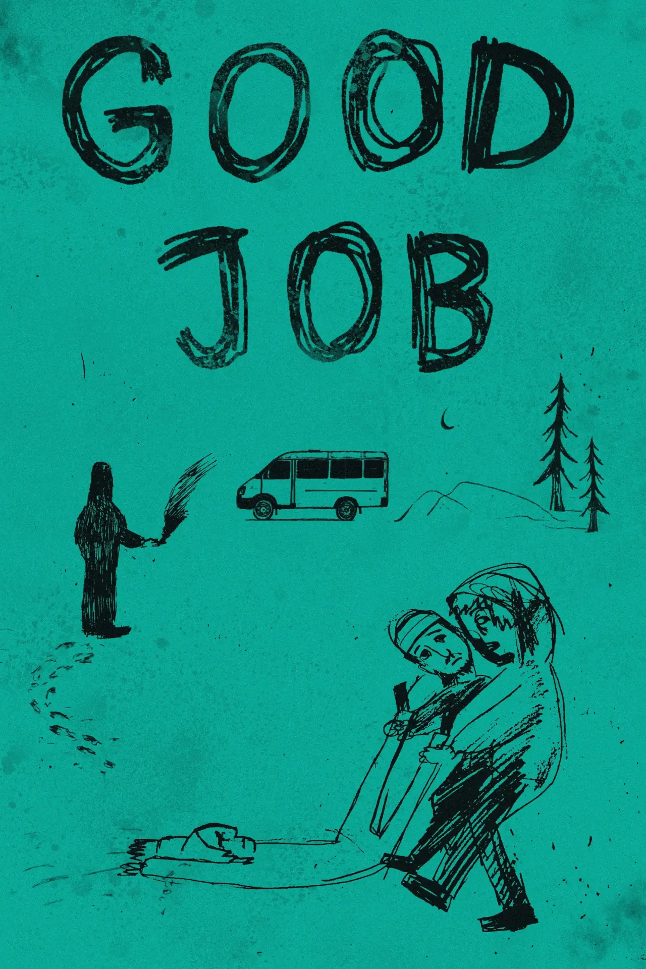 Plakat filmowy "Хорошая работа"