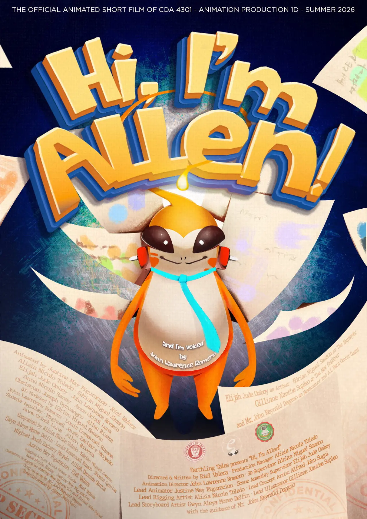 Plakat filmowy "Hi, I