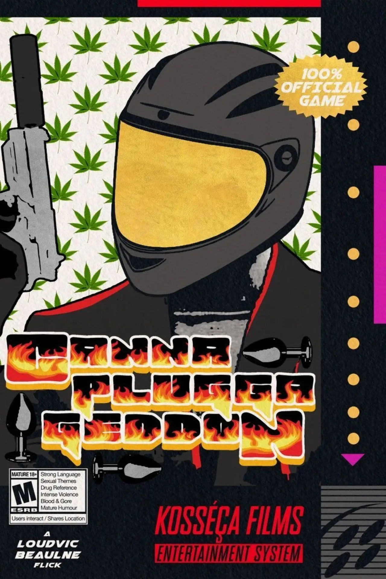 Plakat filmowy "Cannapluggageddon"