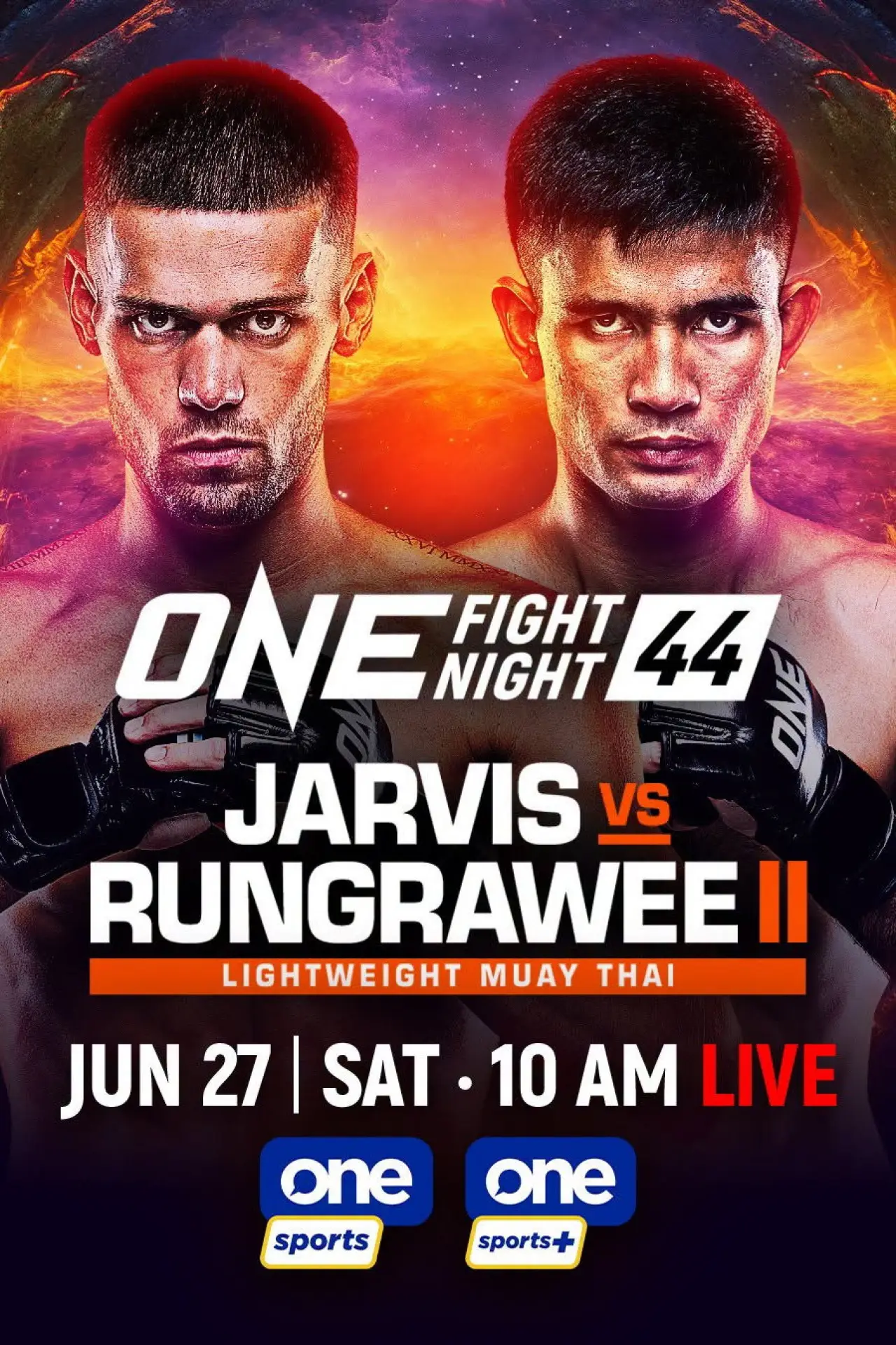 Plakat filmowy "ONE Fight Night 44: Jarvis vs. Rungrawee 2"