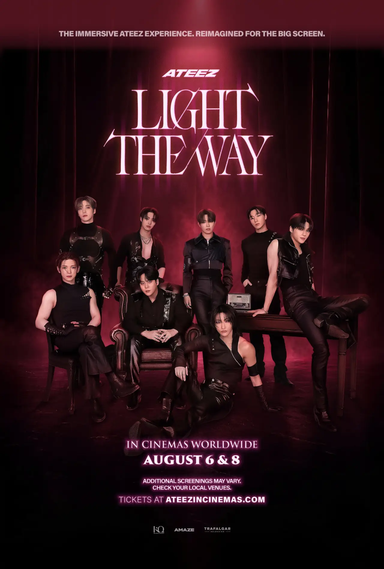 Plakat filmowy "ATEEZ: LIGHT THE WAY IN CINEMAS"
