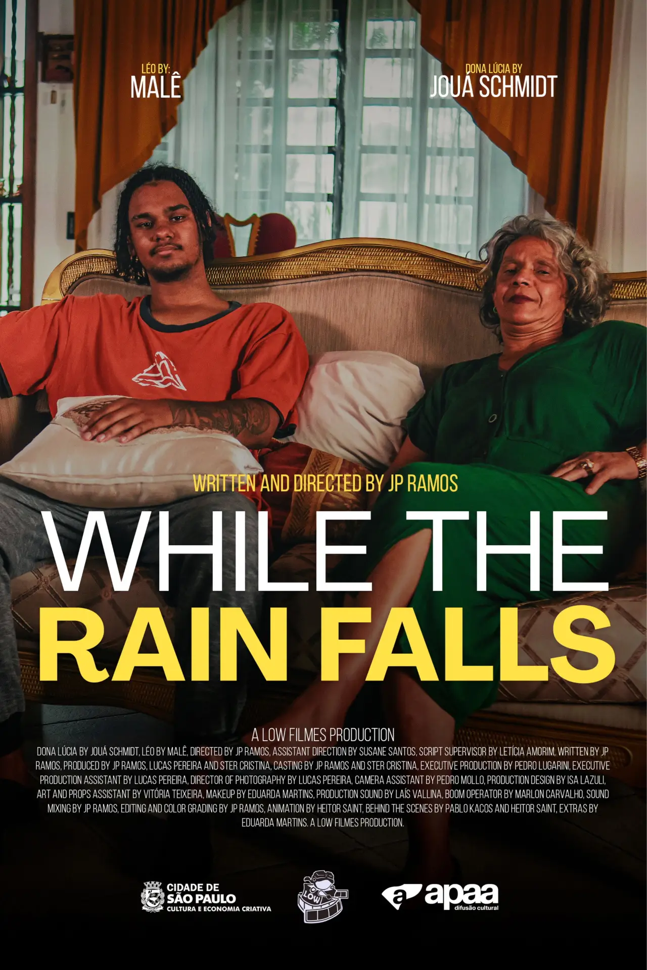 Plakat filmowy "Enquanto a Chuva Cai"
