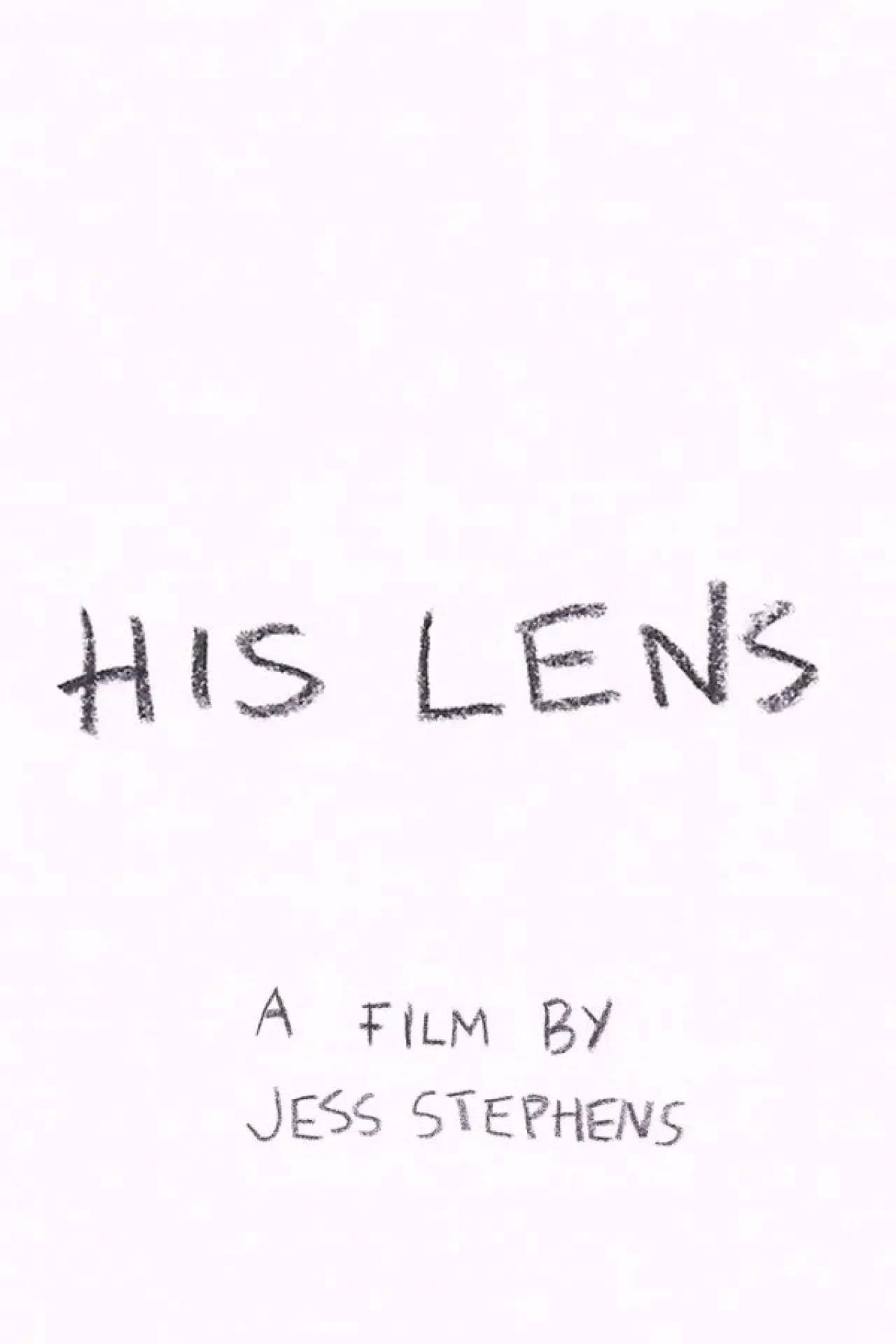 Plakat filmowy "His Lens"