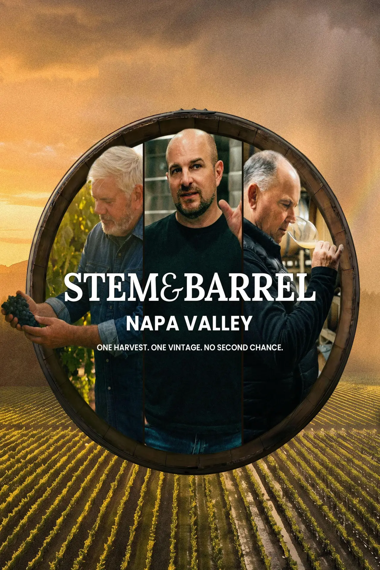 Plakat filmowy "Stem & Barrel: Napa Valley"