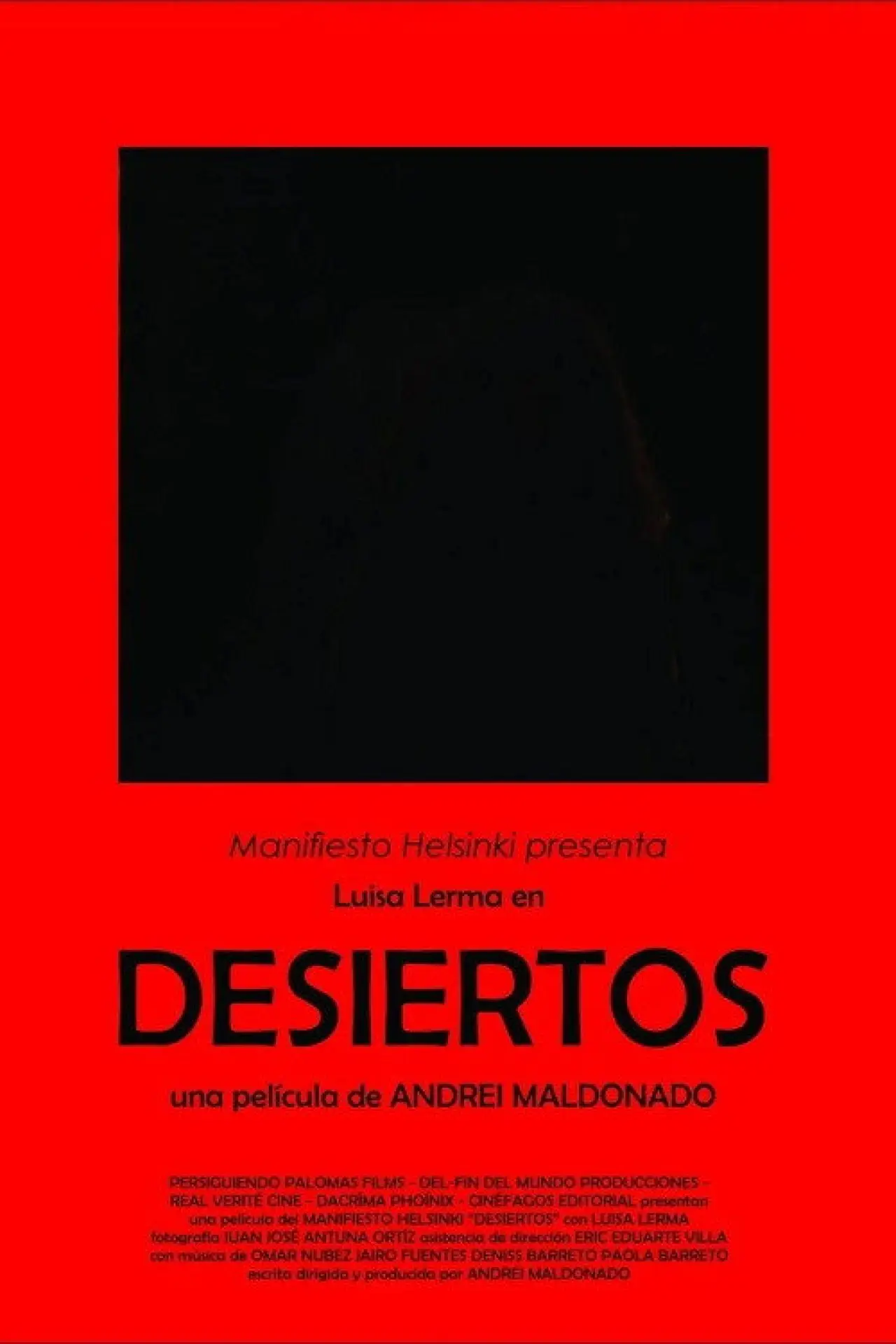 Plakat filmowy "Desiertos"