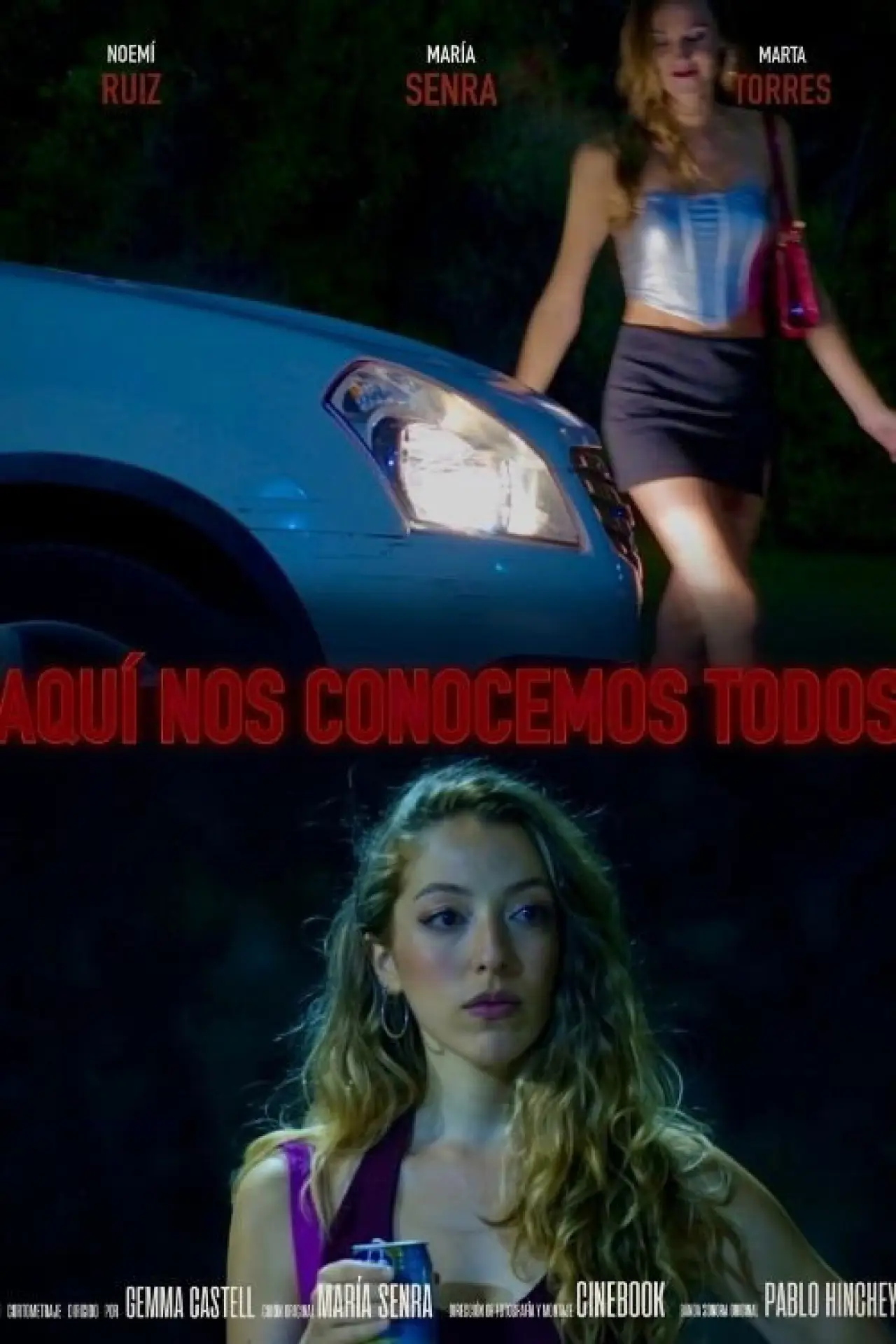 Plakat filmowy "Aquí nos conocemos todos"