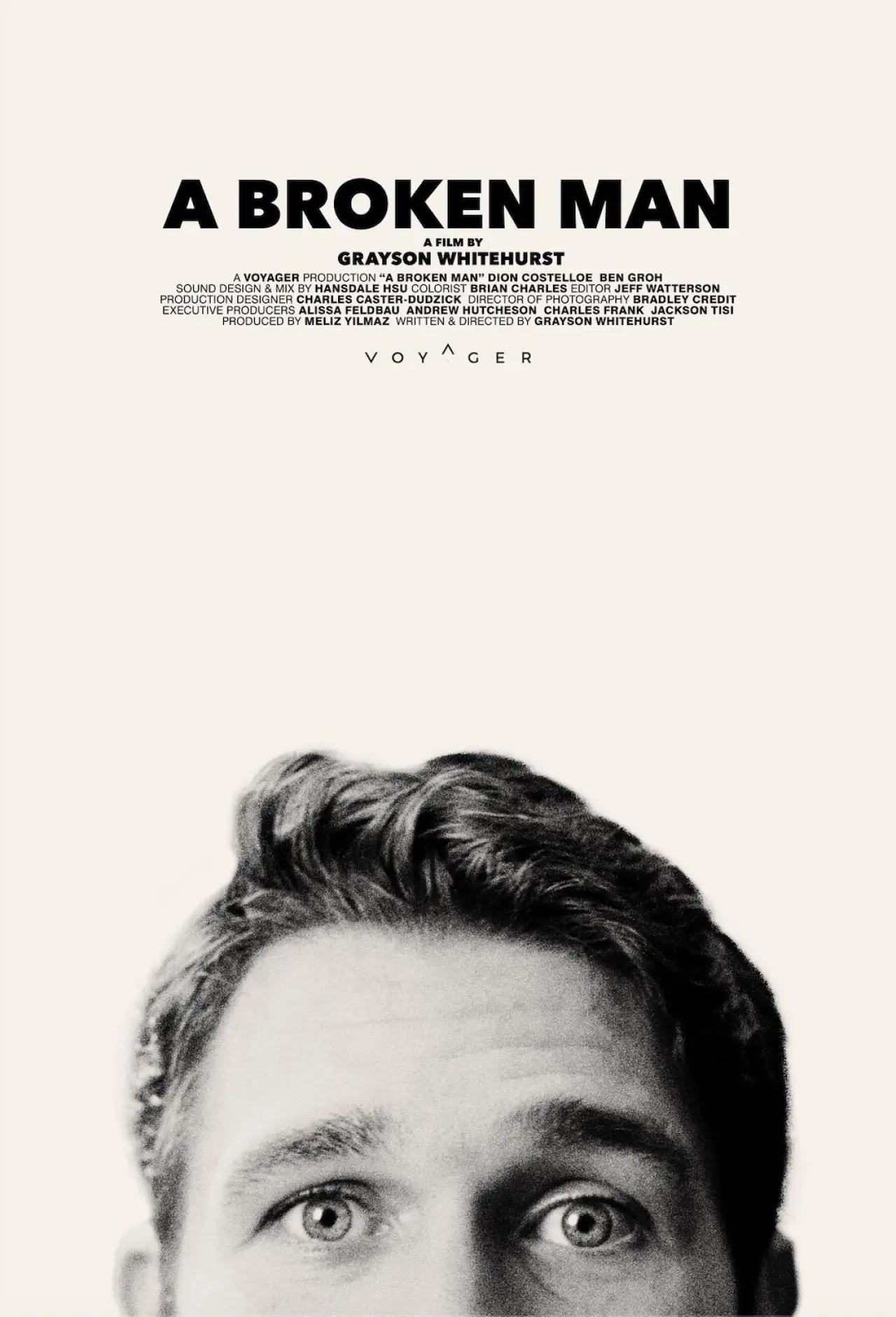 Plakat filmowy "A Broken Man"