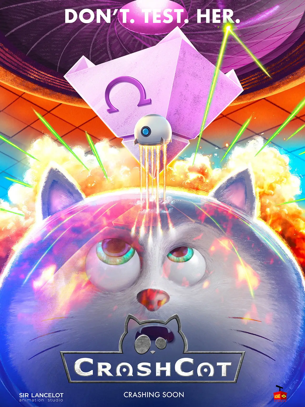 Plakat filmowy "CRASHCAT"