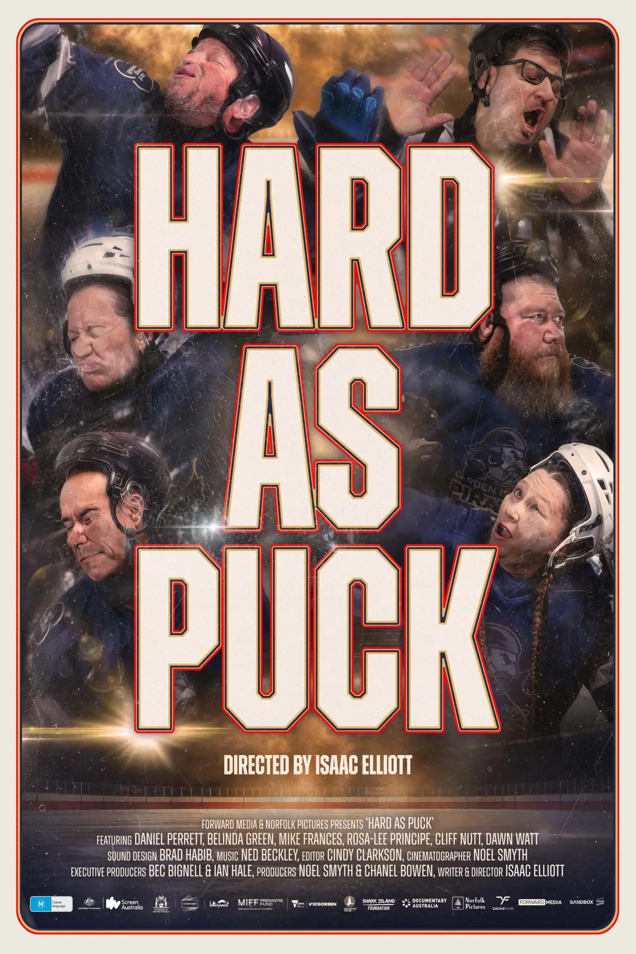 Plakat filmowy "Hard as Puck"