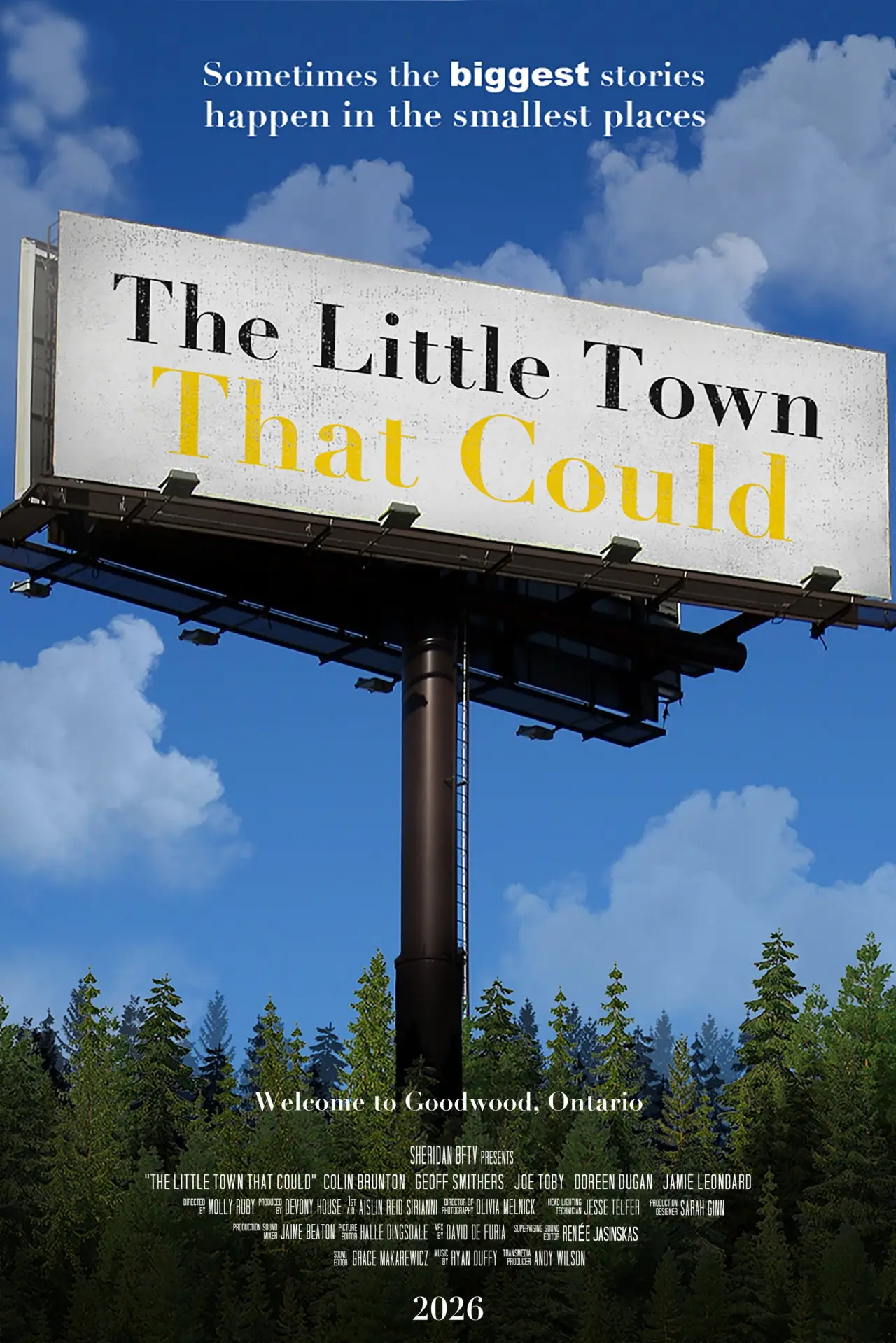 Plakat filmowy "The Little Town That Could"