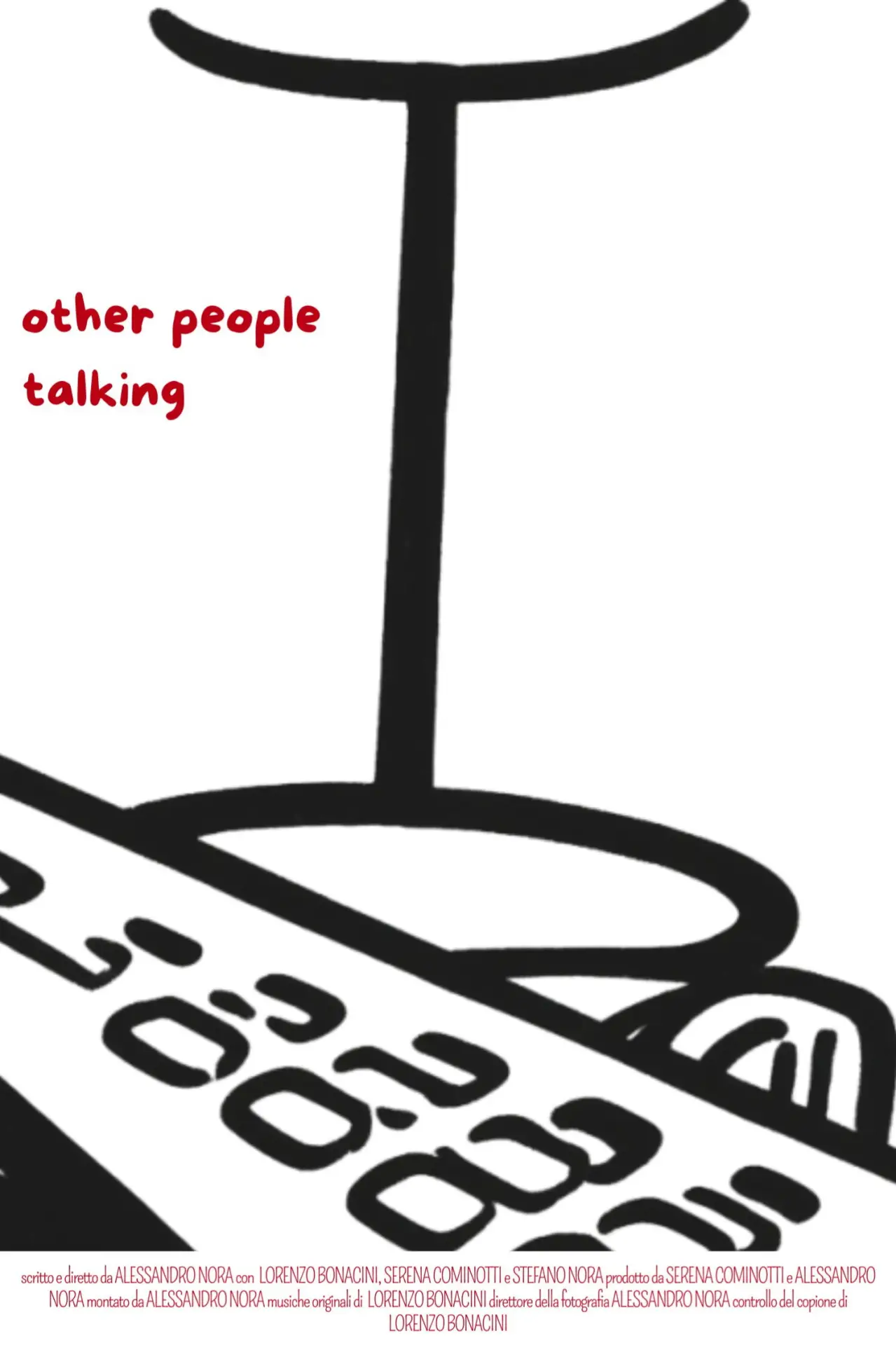 Plakat filmowy "other people talking"