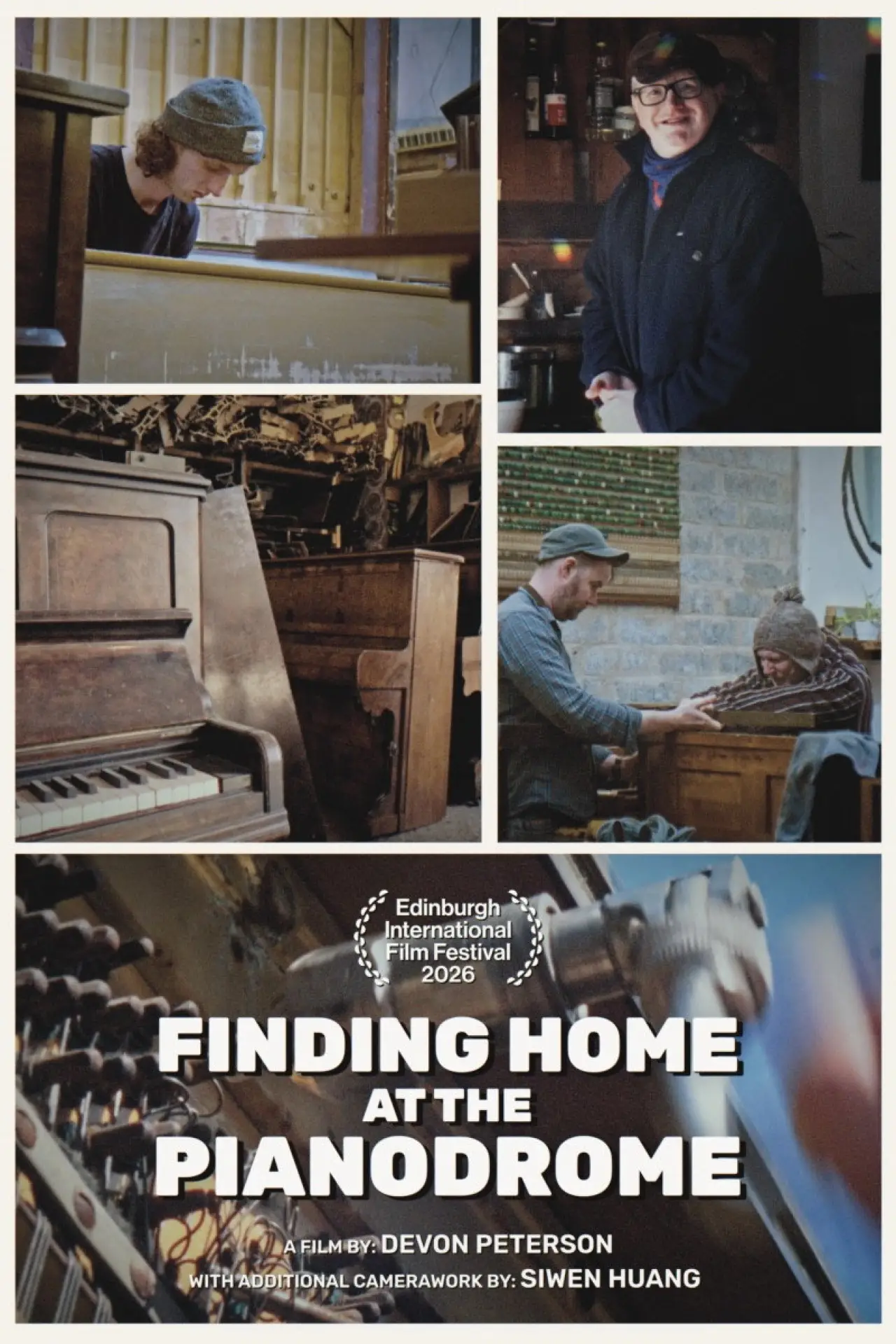 Plakat filmowy "Finding Home at the Pianodrome"