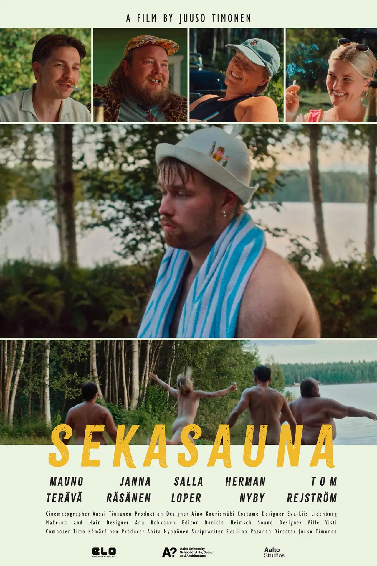 Plakat filmowy "Sekasauna"