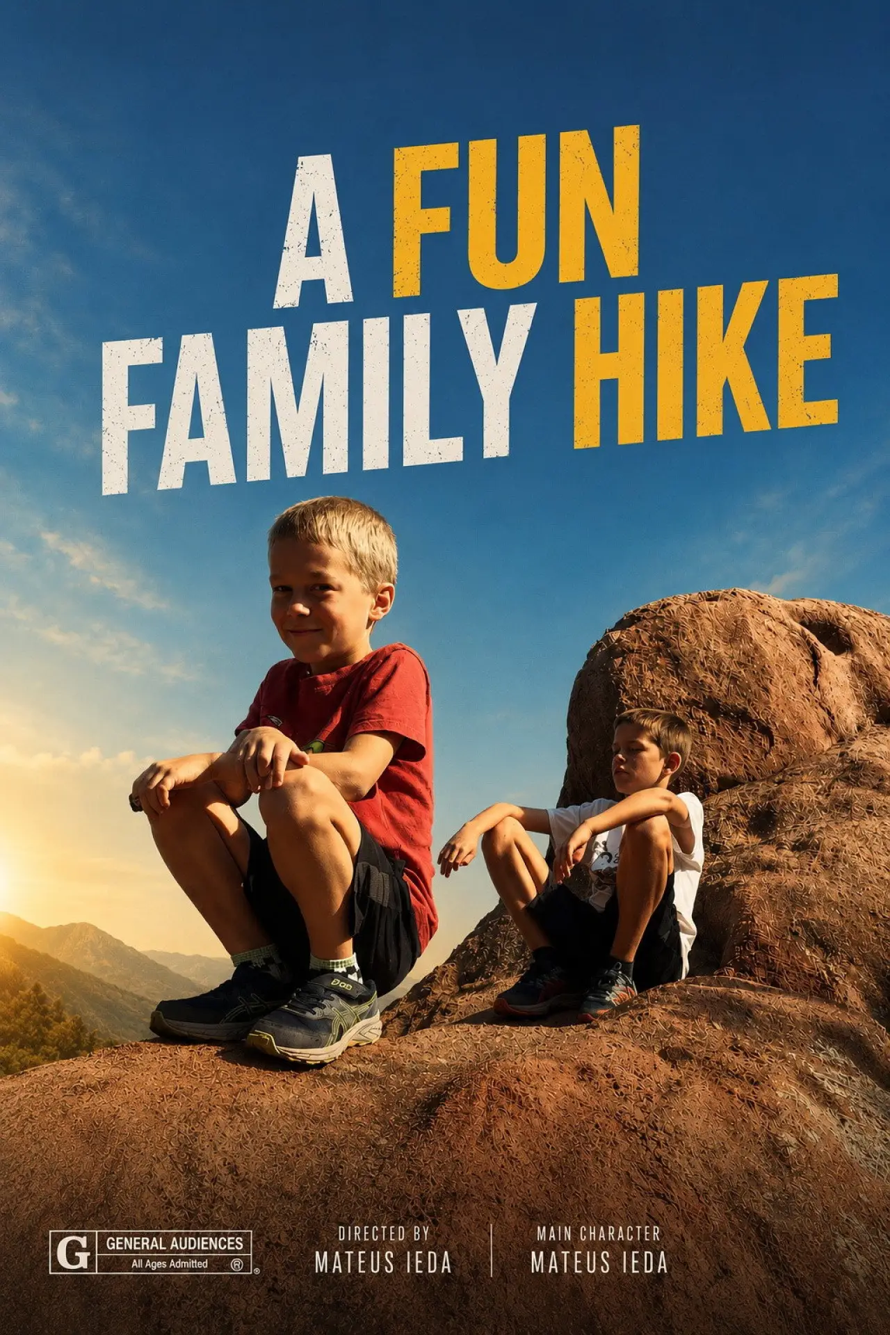 Plakat filmowy "A Fun family hike"