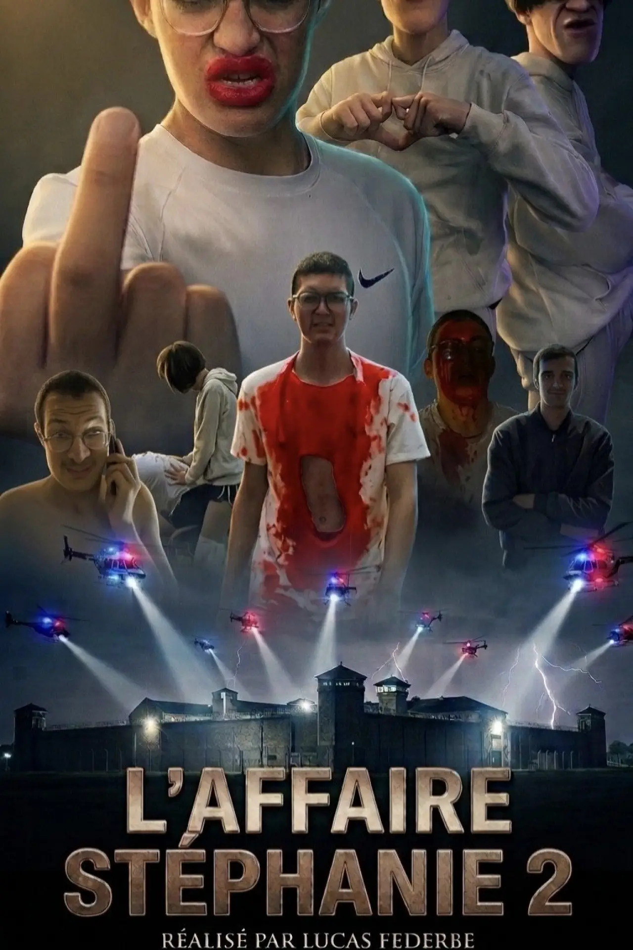 Plakat filmowy "L’affaire Stéphanie 2"